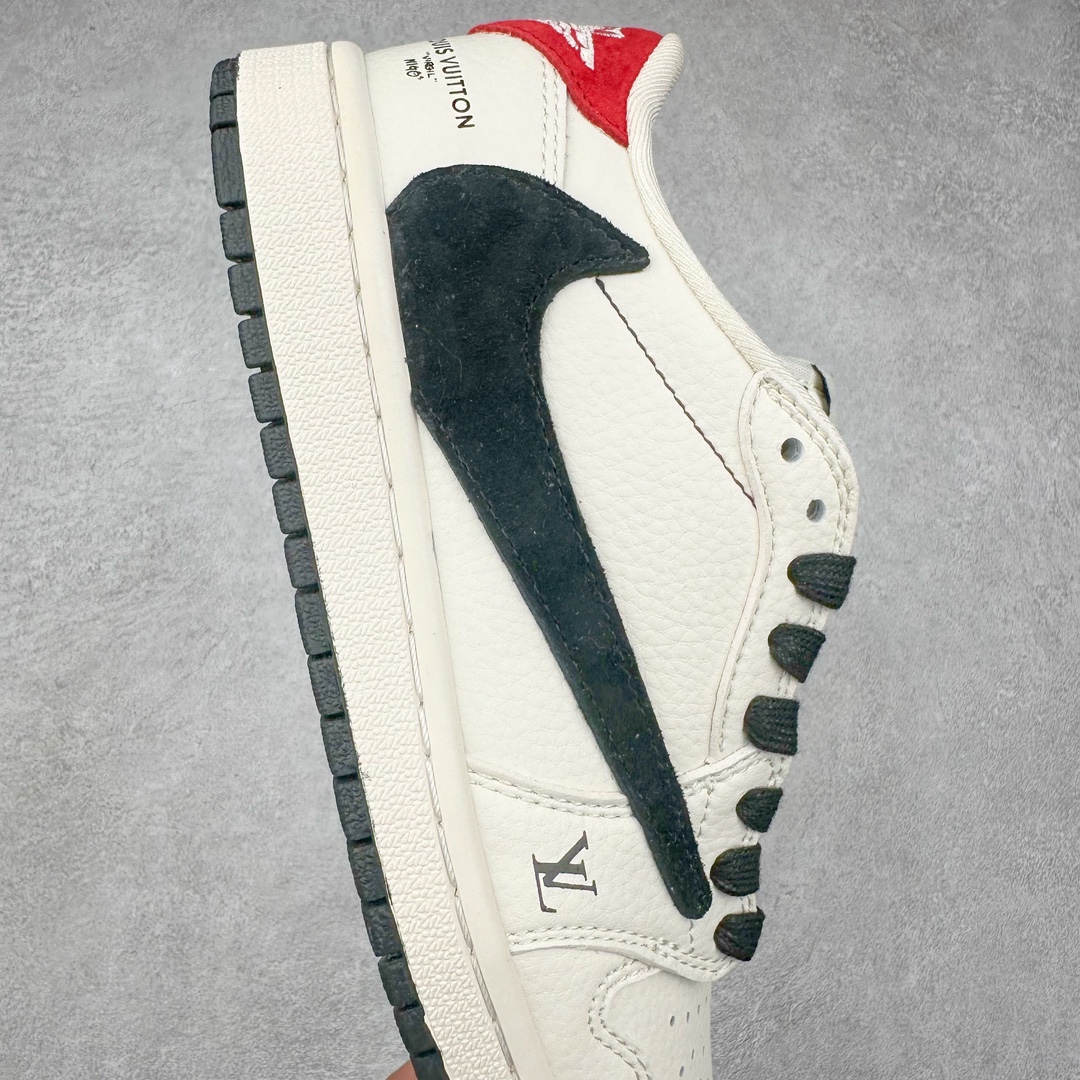 图片[6]-TS x Air Jordan AJ1 Low 倒钩低帮联名定制配色 LX1988-700 原厂内置气垫魔块 A模大底 头层小牛皮 鞋舌AJ原厂专用牛津布+AJ专用反口珍珠布+原厂无杂质高弹内里海棉+特殊封边弹力鞋带 尺码：36 36.5 37.5 38 38.5 39 40 40.5 41 42 42.5 43 44 44.5 45 46 47.5-选品中心