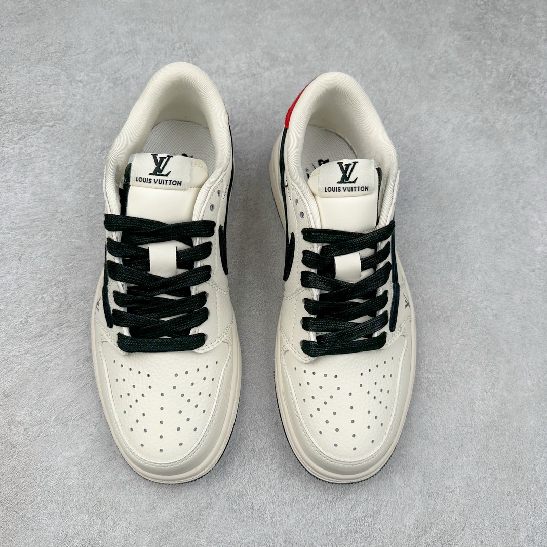 图片[2]-TS x Air Jordan AJ1 Low 倒钩低帮联名定制配色 LX1988-700 原厂内置气垫魔块 A模大底 头层小牛皮 鞋舌AJ原厂专用牛津布+AJ专用反口珍珠布+原厂无杂质高弹内里海棉+特殊封边弹力鞋带 尺码：36 36.5 37.5 38 38.5 39 40 40.5 41 42 42.5 43 44 44.5 45 46 47.5-选品中心