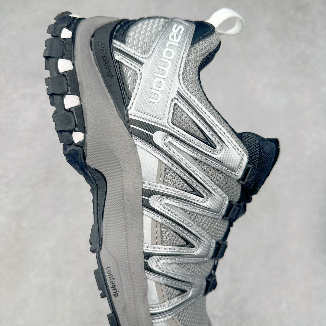 图片[6]-SALOMON XA Pro 3D ADV 萨洛蒙潮流越野机能户外功能鞋 纯原外贸平台特供订单 耗时半年巨作 全套原纸板楦头开发 原厂特供网布配套加持 确保原汁原味 完美呈现版型 原档数据独家私模五层组合大底 原装Ortholite轻量化鞋垫 中底布带钢印编号 原厂TPU锁扣 进口港宝加持 后跟自然饱满 还原公司包裹性 鞋面采用SENSIFT贴合技术 全方位贴合包裹脚型 鞋跟部鞋底牵引设计 提供强大的抓地性能 更适应野外崎岖不平的道路 其3D ADVANCED CHASSIS底盘 材料轻量大化 钉齿设计更具稳定性 防护性 鞋底易磨损区运用CONTAGRIP高耐磨材料 应对城市硬质路面长距离跑考验 尺码：36 36.5 37.5 38 38.5 39 40 40.5 41 42 42.5 43 44 44.5 45 46.5-选品中心