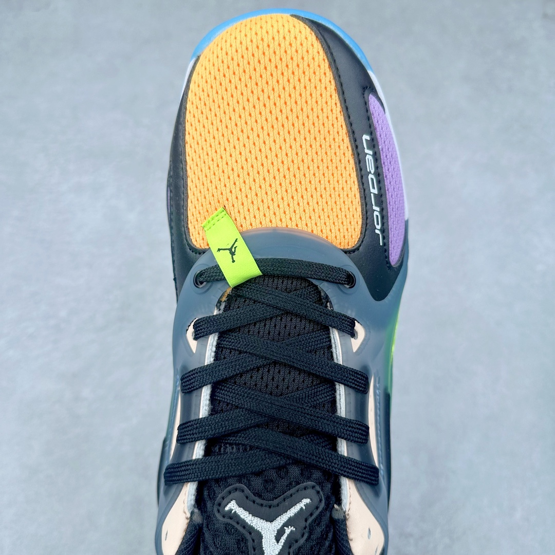 图片[4]-Jordan Heir 1.0 继承者一代 减震防滑耐磨 低帮 篮球鞋 黄蓝紫 FZ2471-018 尺码：36 36.5 37.5 38 38.5 39 40 40.5 41 42 42.5 43 44 44.5 45 46-选品中心