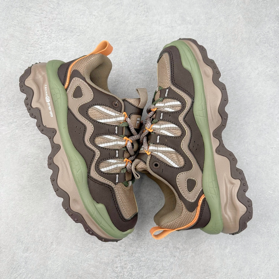 图片[3]-斐乐FILA FUSION QD96 熔岩系列老爹风增高复古中性休闲运动慢跑鞋 #原楦原纸版数据开发#采用纤维皮革饰片拼接透气网布材质#独立发泡EVA中底+耐磨橡胶外底，明显增高4.5CM 尺码：36 36.5 37.5 38 38.5 39 40-选品中心