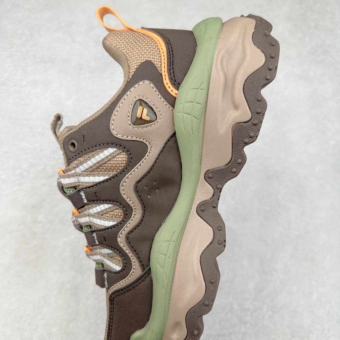 图片[7]-斐乐FILA FUSION QD96 熔岩系列老爹风增高复古中性休闲运动慢跑鞋 #原楦原纸版数据开发#采用纤维皮革饰片拼接透气网布材质#独立发泡EVA中底+耐磨橡胶外底，明显增高4.5CM 尺码：36 36.5 37.5 38 38.5 39 40-选品中心