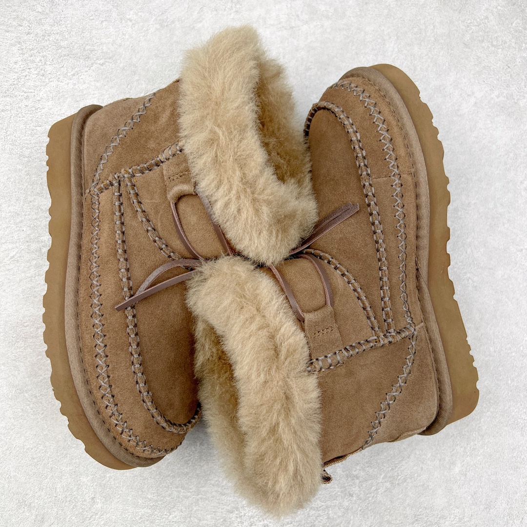 图片[3]-＃K版 UGG 5851经典秋冬羊皮毛一体雪地靴 私人订单价格匠心定位 桑坡八年大厂直供 拒绝高利润 区别杀猪版本 隆丰A级澳洲进口羊皮毛一体 完全遵循ZP工艺流程 代工厂原厂版师 秉承无原鞋不开发选择 注重每一处细节 市面最正版型 TREADLITE\\\”轻翼\\\”科技外底 轻便/耐用/柔韧/桩型【售后郑重承诺】一个月内若出现重大脱胶/断底等质量问题 直接为您换新 翻毛皮鞋面 细腻亲肤再生聚酯纤维滚边 舒适易打理 保暖性佳 UGG plush™ 里衬和内底 茸软亲肤 舒适暖足 经典鞋型搭配轻盈厚底 稳稳拿捏秋冬出街时髦造型 Treadlite by UGG 轻翼大底 轻盈缓震 为双足减负 舒适轻便 助你轻松畅玩整天 尺码：35 36 37 38 39 40-选品中心