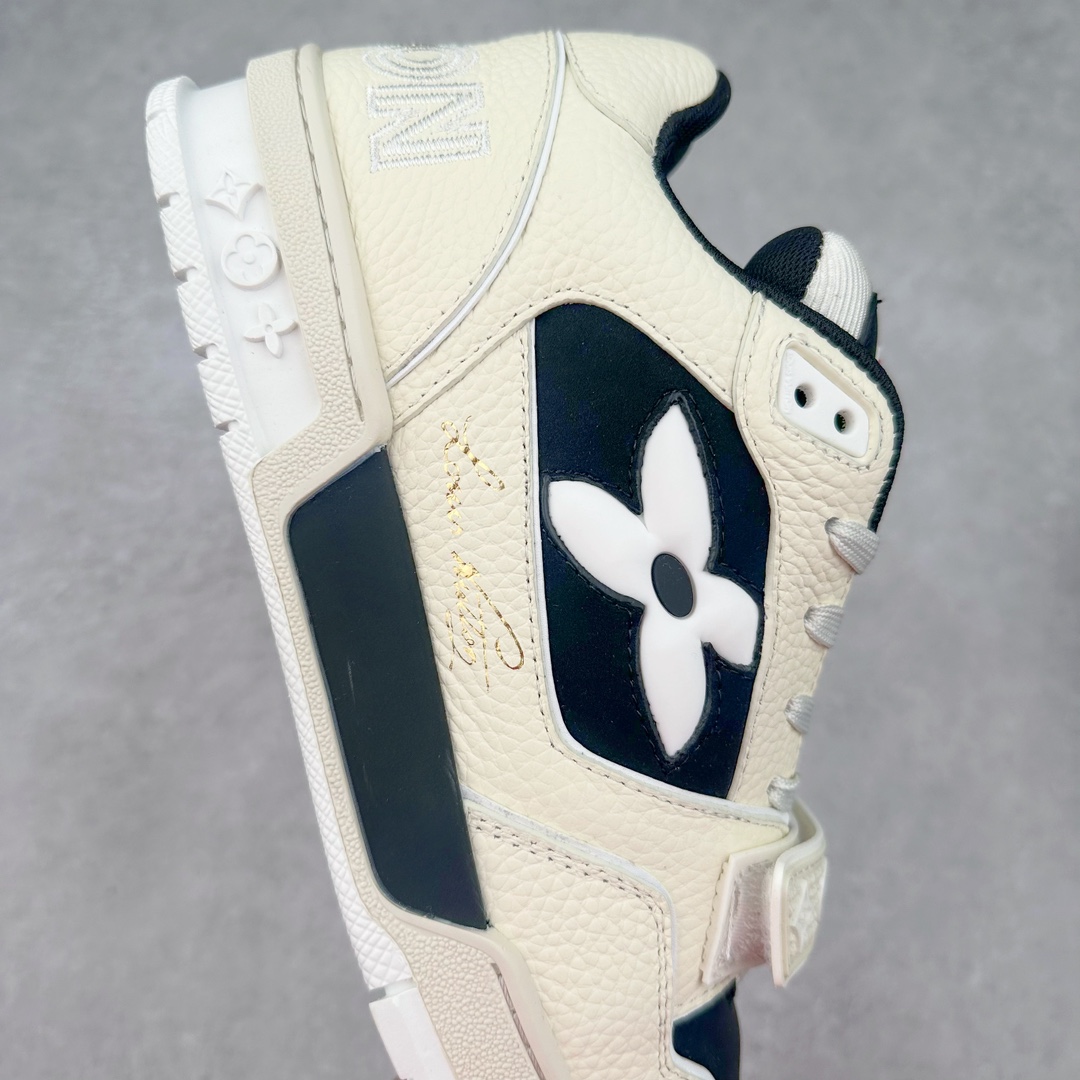 图片[6]-Louis Vuitton Trainer lv时装走秀运动鞋 高尔夫系列 全网最全配色更新最快 最成熟的做工稳定的品控 完美鞋型超高的清洁度 零毛边线头瑕疵 全套原楦原纸版原鞋开模 全网最具灵魂的版型 正确原装黄色鞋盒 正确中底印花 鞋面印花3D高频深度立体 全鞋电脑针车 紧密相连 针距密度一致 环保乳胶注塑鞋垫 厚度脚感还原原版 皮面裁剪部位 统一油边封口工艺 原装橡胶大底含胶量大底组合零偏差 专柜全套包装 防尘袋 说明书 质保卡 男女鞋 尺码：35 36 37 38 39 40 41 42 43 44 45-选品中心