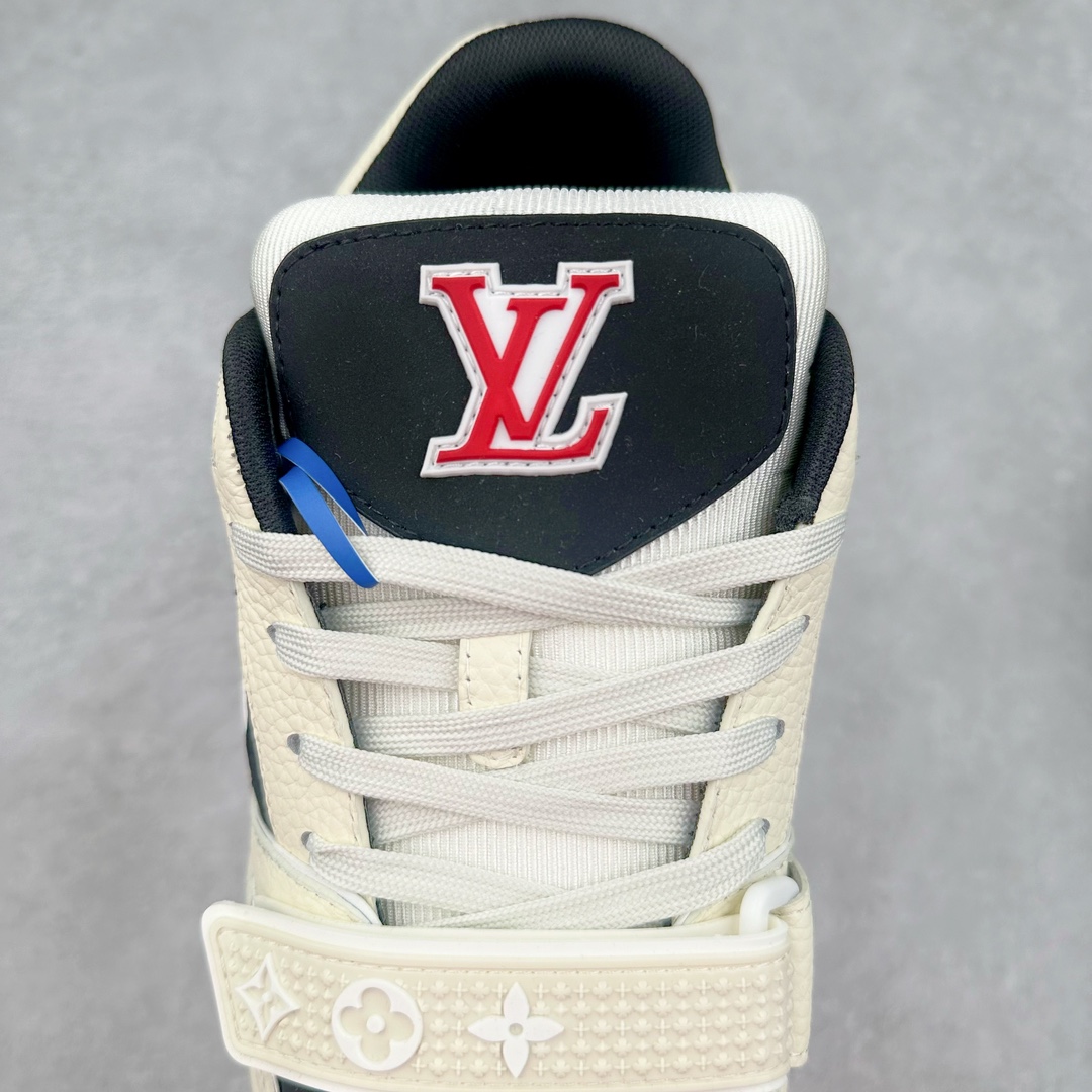 图片[5]-Louis Vuitton Trainer lv时装走秀运动鞋 高尔夫系列 全网最全配色更新最快 最成熟的做工稳定的品控 完美鞋型超高的清洁度 零毛边线头瑕疵 全套原楦原纸版原鞋开模 全网最具灵魂的版型 正确原装黄色鞋盒 正确中底印花 鞋面印花3D高频深度立体 全鞋电脑针车 紧密相连 针距密度一致 环保乳胶注塑鞋垫 厚度脚感还原原版 皮面裁剪部位 统一油边封口工艺 原装橡胶大底含胶量大底组合零偏差 专柜全套包装 防尘袋 说明书 质保卡 男女鞋 尺码：35 36 37 38 39 40 41 42 43 44 45-选品中心