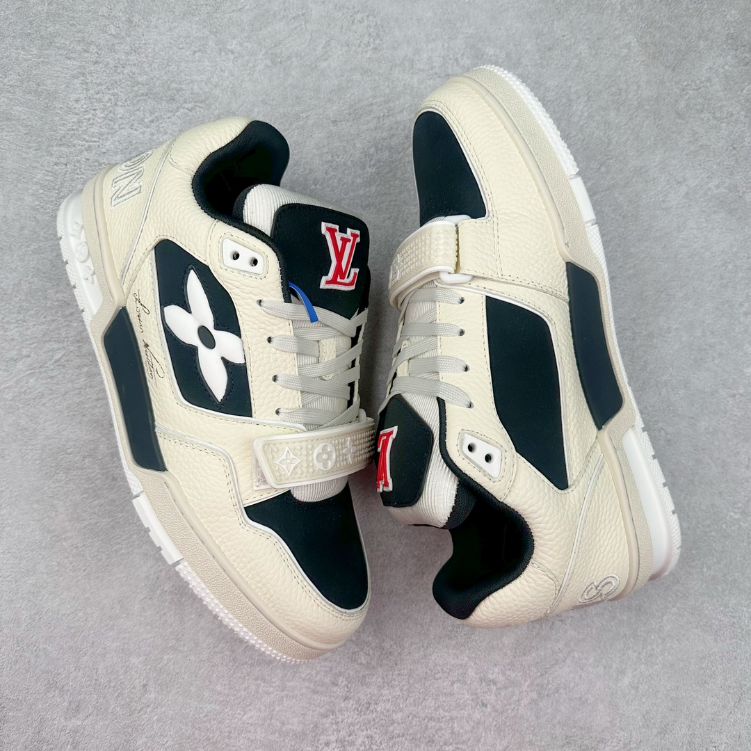 图片[3]-Louis Vuitton Trainer lv时装走秀运动鞋 高尔夫系列 全网最全配色更新最快 最成熟的做工稳定的品控 完美鞋型超高的清洁度 零毛边线头瑕疵 全套原楦原纸版原鞋开模 全网最具灵魂的版型 正确原装黄色鞋盒 正确中底印花 鞋面印花3D高频深度立体 全鞋电脑针车 紧密相连 针距密度一致 环保乳胶注塑鞋垫 厚度脚感还原原版 皮面裁剪部位 统一油边封口工艺 原装橡胶大底含胶量大底组合零偏差 专柜全套包装 防尘袋 说明书 质保卡 男女鞋 尺码：35 36 37 38 39 40 41 42 43 44 45-选品中心