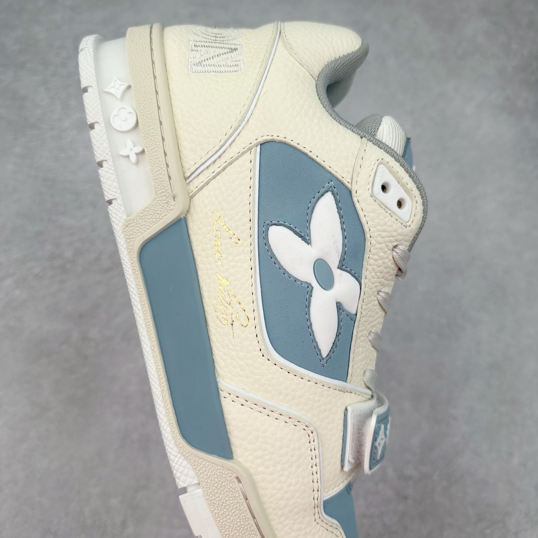 图片[6]-Louis Vuitton Trainer lv时装走秀运动鞋 高尔夫系列 全网最全配色更新最快 最成熟的做工稳定的品控 完美鞋型超高的清洁度 零毛边线头瑕疵 全套原楦原纸版原鞋开模 全网最具灵魂的版型 正确原装黄色鞋盒 正确中底印花 鞋面印花3D高频深度立体 全鞋电脑针车 紧密相连 针距密度一致 环保乳胶注塑鞋垫 厚度脚感还原原版 皮面裁剪部位 统一油边封口工艺 原装橡胶大底含胶量大底组合零偏差 专柜全套包装 防尘袋 说明书 质保卡 男女鞋 尺码：35 36 37 38 39 40 41 42 43 44 45-选品中心