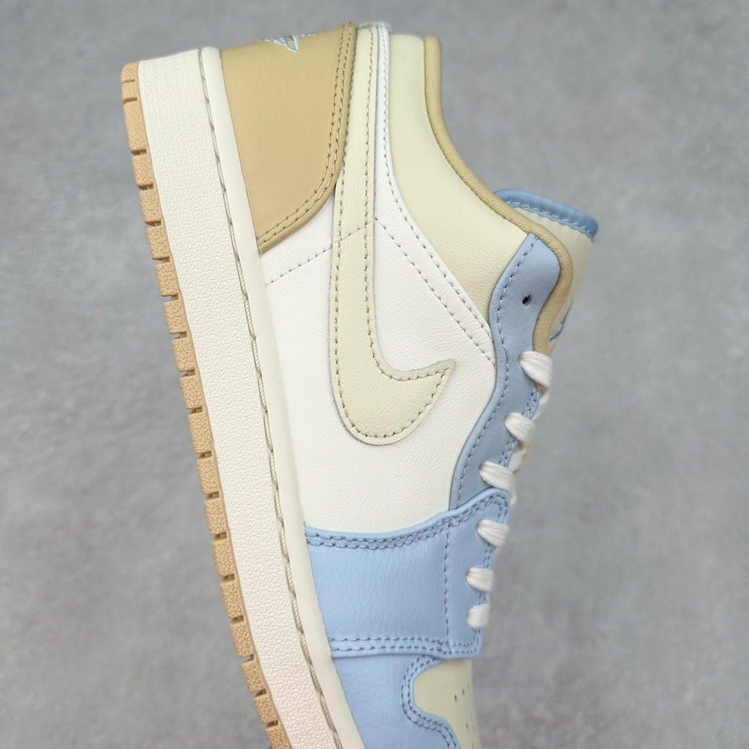 图片[6]-＃DT纯原 Air Jordan AJ1 Low 低帮 米白棕 HQ4186-111 终端优势供应 市面中低帮最具代表性版本没有之一 口碑大厂出品 品控大底版型不断改良更新 全套原纸板楦头开发 确保原汁原味 完美呈现版型 完美零毛边处理 原厂内置全掌气垫 价格定位良心 平台专用代工流水线出品 一眼公司既视感 拿到手的一瞬间就与众不同 碾压市面所有版本 全部原鞋开发 每一个配色都会采购原鞋确认细节 打破市面看图做货无好货之说 尺码：35.5 36 36.5 37.5 38 38.5 39 40 40.5 41 42 42.5 43 44 44.5 45 46-选品中心