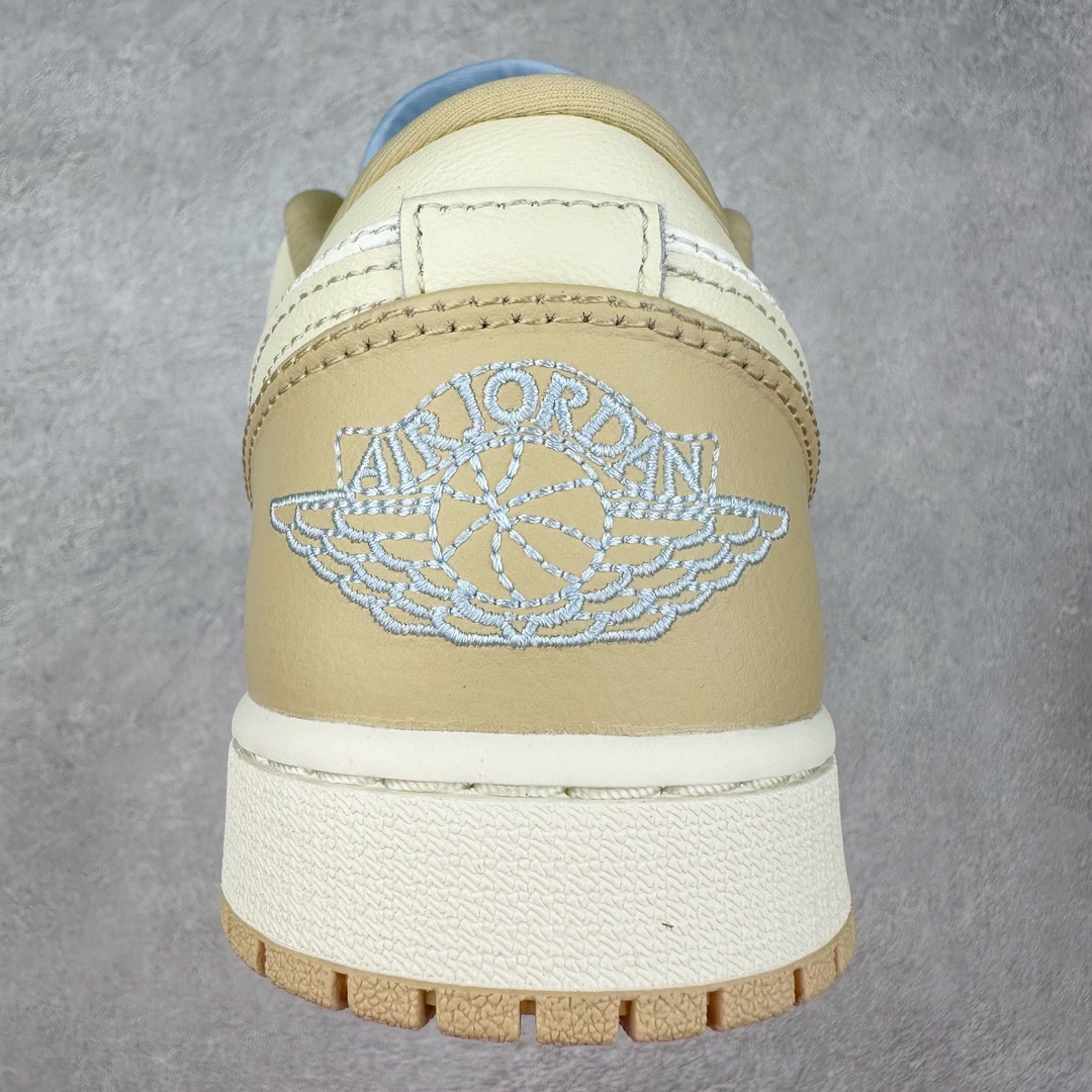 图片[8]-＃DT纯原 Air Jordan AJ1 Low 低帮 米白棕 HQ4186-111 终端优势供应 市面中低帮最具代表性版本没有之一 口碑大厂出品 品控大底版型不断改良更新 全套原纸板楦头开发 确保原汁原味 完美呈现版型 完美零毛边处理 原厂内置全掌气垫 价格定位良心 平台专用代工流水线出品 一眼公司既视感 拿到手的一瞬间就与众不同 碾压市面所有版本 全部原鞋开发 每一个配色都会采购原鞋确认细节 打破市面看图做货无好货之说 尺码：35.5 36 36.5 37.5 38 38.5 39 40 40.5 41 42 42.5 43 44 44.5 45 46-选品中心