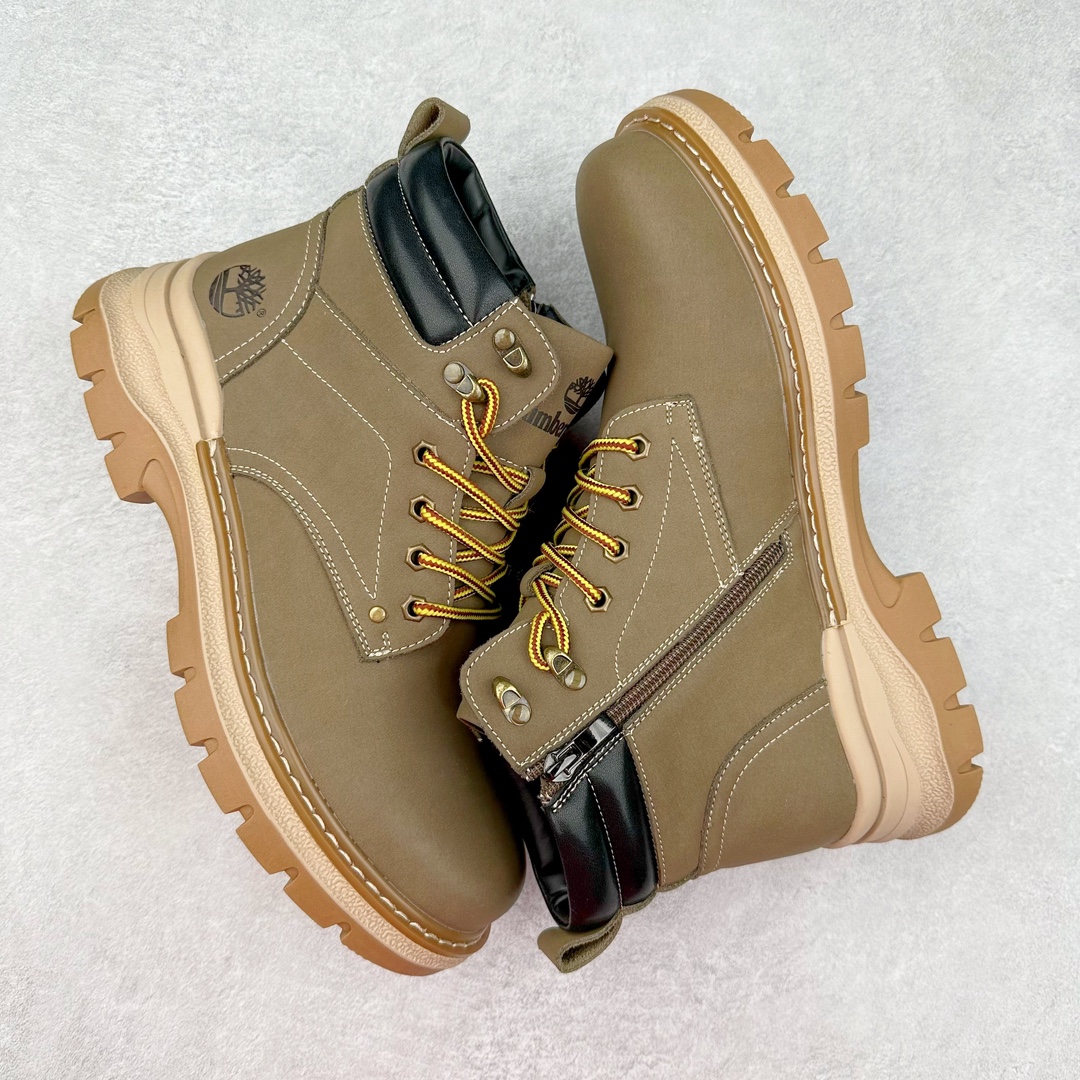 图片[3]-Timberland添柏岚/天伯伦户外高帮休闲大黄靴系列 #广东大厂品质 冬季防寒户外专用 日常随意搭配 原盒原包装 #24ss新款 时尚潮流搭配 面料采用意大利🇮🇹顶级磨砂细纹牛皮 搭配防臭防腐真皮乳胶鞋垫 大底到五金都是代工厂原材料制作 同原版固特异永不开胶工艺 好货不杀猪 首单质量严格把控 全网独家首发 品质毋庸置疑 全套官网统一包装 给您完美的穿着体验 质量考究耐穿 型男必备 专治不帅 高品质脚感一流 尺码：38 39 40 41 42 43 44（皮鞋码）-选品中心