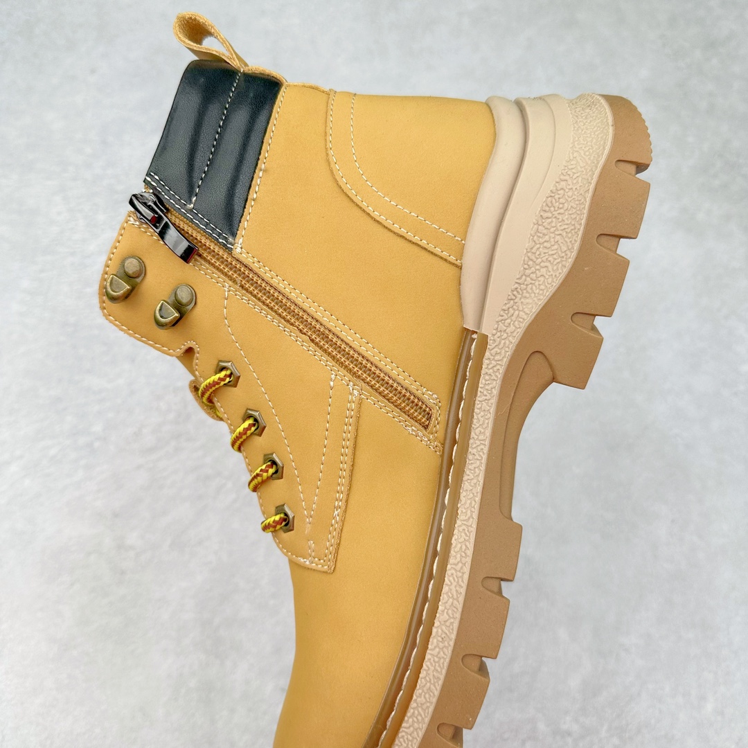 图片[7]-Timberland添柏岚/天伯伦户外高帮休闲大黄靴系列 #广东大厂品质 冬季防寒户外专用 日常随意搭配 原盒原包装 #24ss新款 时尚潮流搭配 面料采用意大利🇮🇹顶级磨砂细纹牛皮 搭配防臭防腐真皮乳胶鞋垫 大底到五金都是代工厂原材料制作 同原版固特异永不开胶工艺 好货不杀猪 首单质量严格把控 全网独家首发 品质毋庸置疑 全套官网统一包装 给您完美的穿着体验 质量考究耐穿 型男必备 专治不帅 高品质脚感一流 尺码：38 39 40 41 42 43 44（皮鞋码）-选品中心