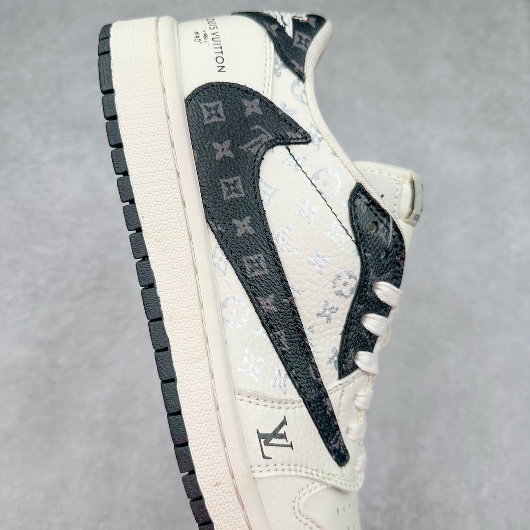 图片[6]-TS x Air Jordan AJ1 Low 倒钩低帮联名定制配色 LX1988-600 原厂内置气垫魔块 A模大底 头层小牛皮 鞋舌AJ原厂专用牛津布+AJ专用反口珍珠布+原厂无杂质高弹内里海棉+特殊封边弹力鞋带 尺码：36 36.5 37.5 38 38.5 39 40 40.5 41 42 42.5 43 44 44.5 45 46 47.5-选品中心