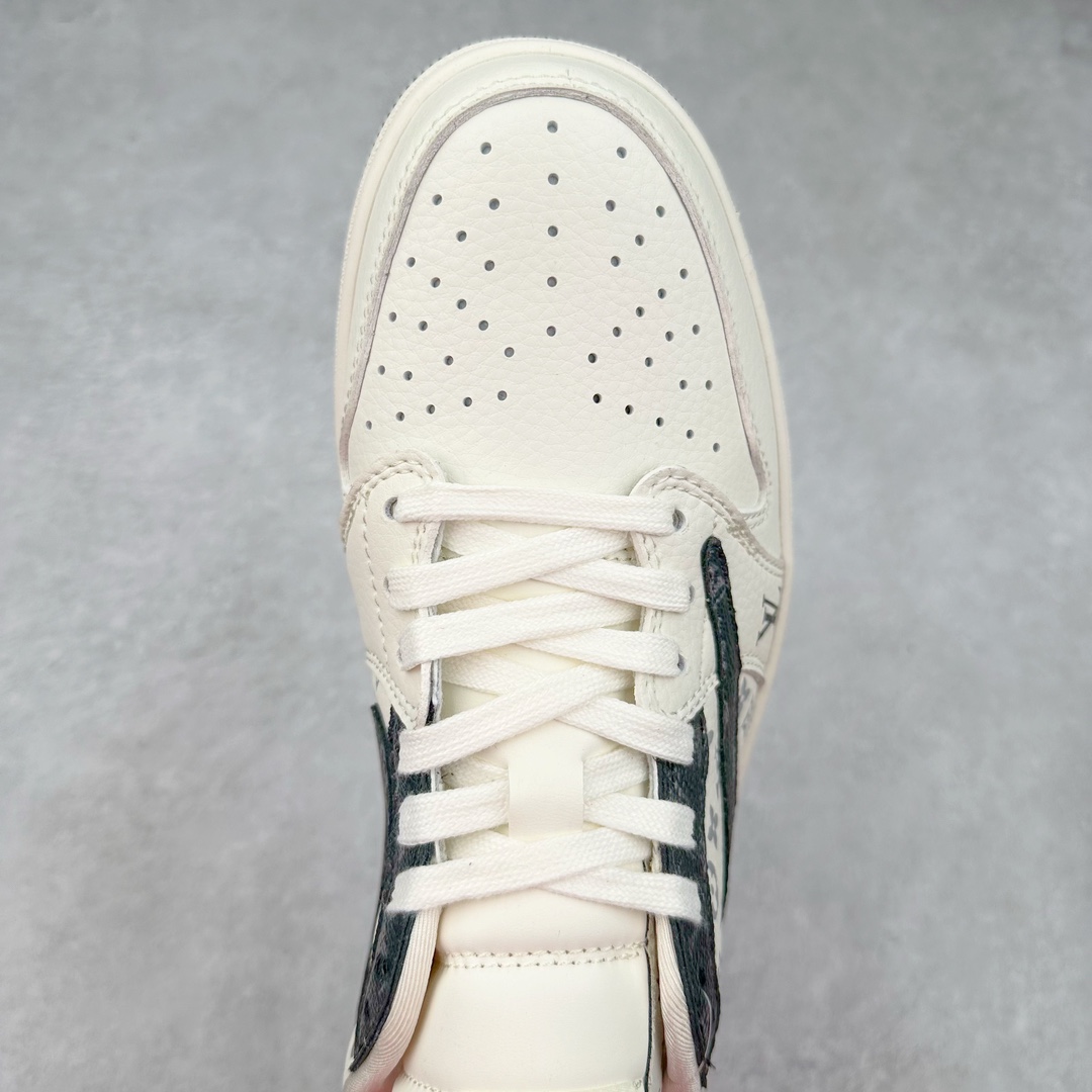 图片[4]-TS x Air Jordan AJ1 Low 倒钩低帮联名定制配色 LX1988-600 原厂内置气垫魔块 A模大底 头层小牛皮 鞋舌AJ原厂专用牛津布+AJ专用反口珍珠布+原厂无杂质高弹内里海棉+特殊封边弹力鞋带 尺码：36 36.5 37.5 38 38.5 39 40 40.5 41 42 42.5 43 44 44.5 45 46 47.5-选品中心