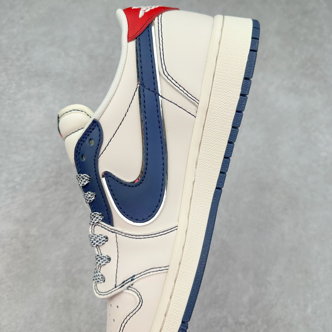 图片[7]-TS x Air Jordan AJ1 Low 倒钩低帮联名定制配色 XZ3398-001 原厂内置气垫魔块 A模大底 头层小牛皮 鞋舌AJ原厂专用牛津布+AJ专用反口珍珠布+原厂无杂质高弹内里海棉+特殊封边弹力鞋带 尺码：36 36.5 37.5 38 38.5 39 40 40.5 41 42 42.5 43 44 44.5 45 46 47.5-选品中心