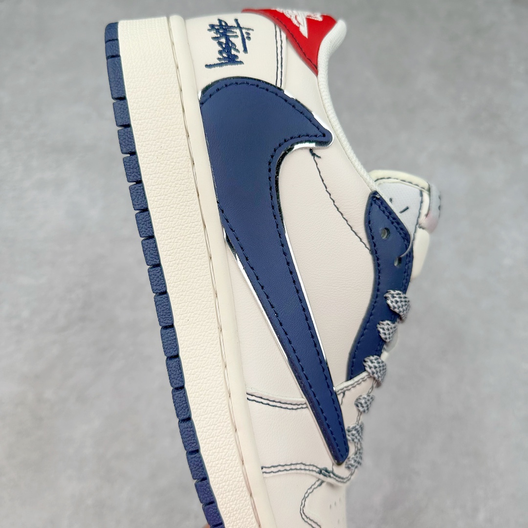 图片[6]-TS x Air Jordan AJ1 Low 倒钩低帮联名定制配色 XZ3398-001 原厂内置气垫魔块 A模大底 头层小牛皮 鞋舌AJ原厂专用牛津布+AJ专用反口珍珠布+原厂无杂质高弹内里海棉+特殊封边弹力鞋带 尺码：36 36.5 37.5 38 38.5 39 40 40.5 41 42 42.5 43 44 44.5 45 46 47.5-选品中心