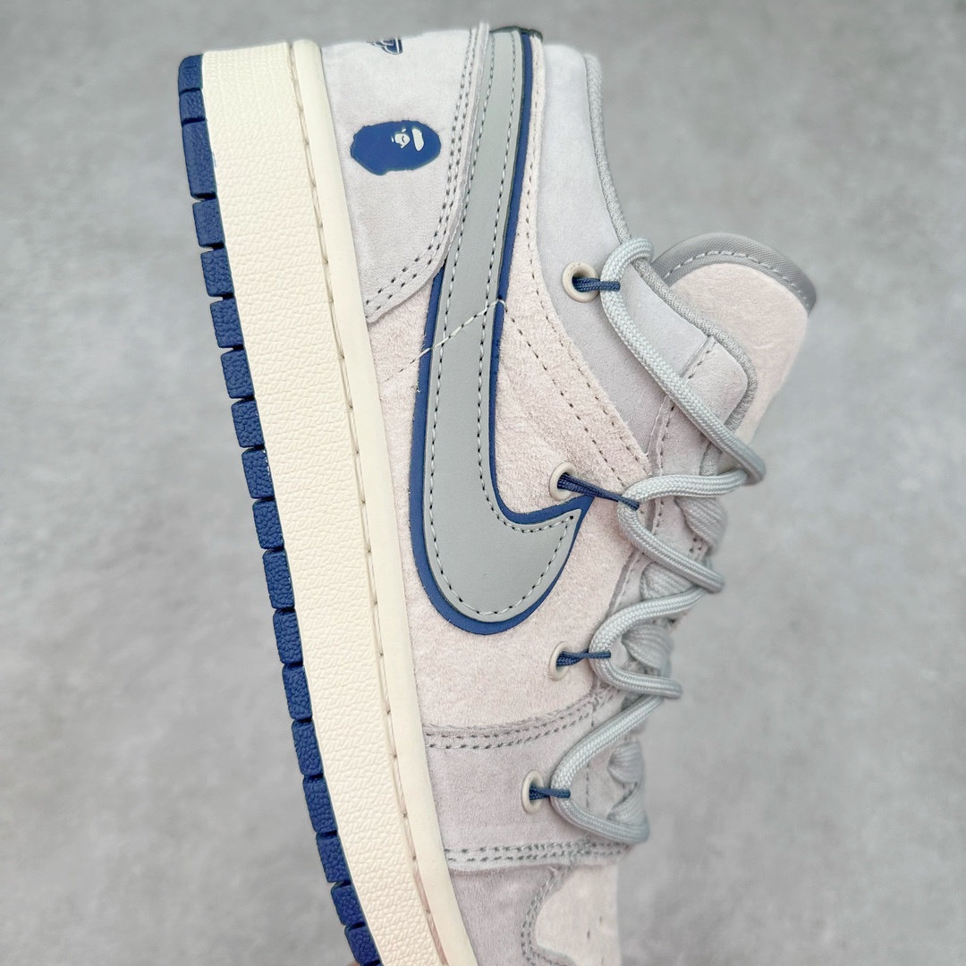 图片[6]-Air Jordan AJ1 Low 低帮系列定制配色 SJ9950-019 原厂内置气垫魔块 A模大底 头层小牛皮 鞋舌AJ原厂专用牛津布+AJ专用反口珍珠布+原厂无杂质高弹内里海棉+特殊封边弹力鞋带 尺码：36 36.5 37.5 38 38.5 39 40 40.5 41 42 42.5 43 44 44.5 45 46-选品中心