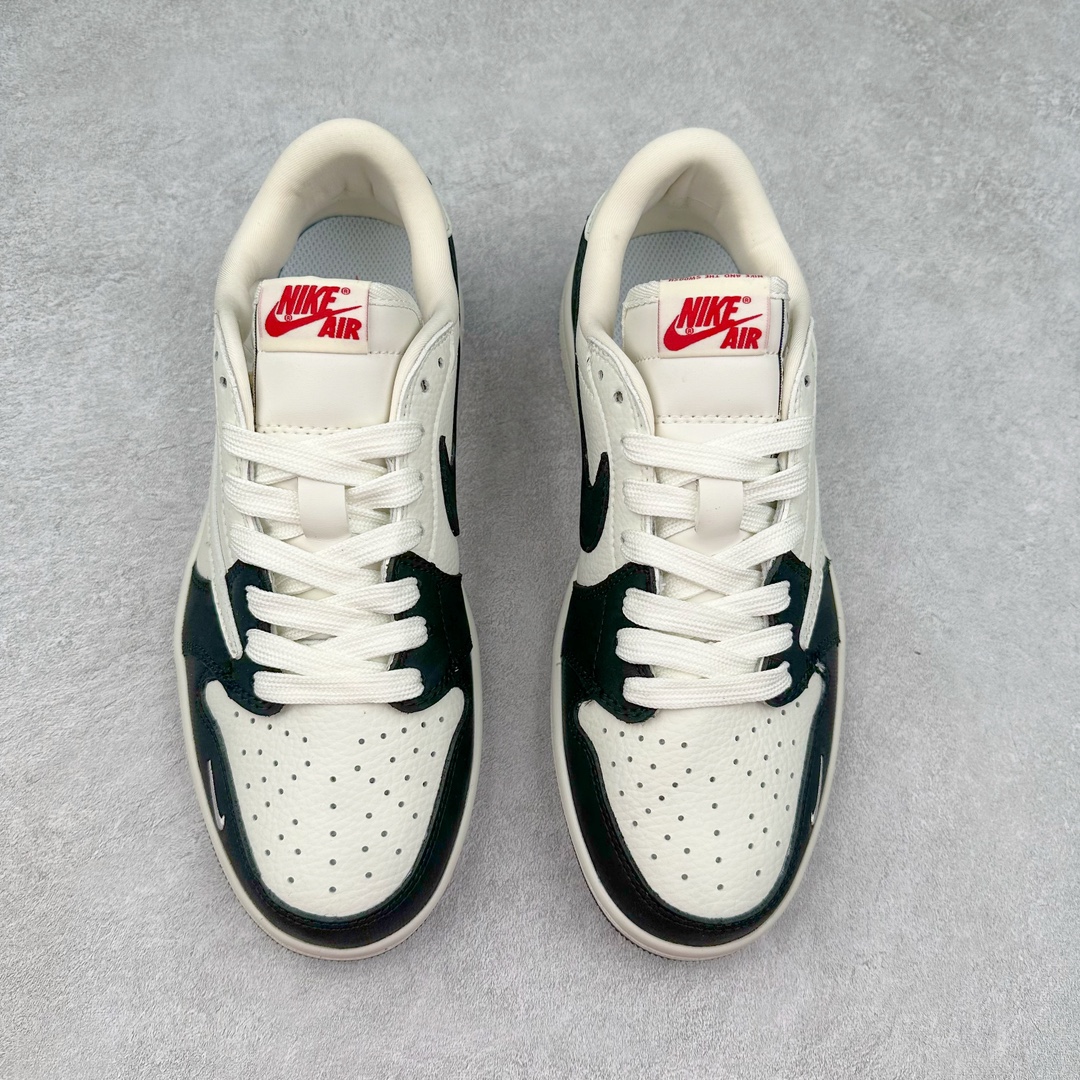 图片[2]-TS x Air Jordan AJ1 Low 倒钩低帮联名定制配色 JH6088-606 原厂内置气垫魔块 A模大底 头层小牛皮 鞋舌AJ原厂专用牛津布+AJ专用反口珍珠布+原厂无杂质高弹内里海棉+特殊封边弹力鞋带 尺码：36 36.5 37.5 38 38.5 39 40 40.5 41 42 42.5 43 44 44.5 45 46 47.5-选品中心