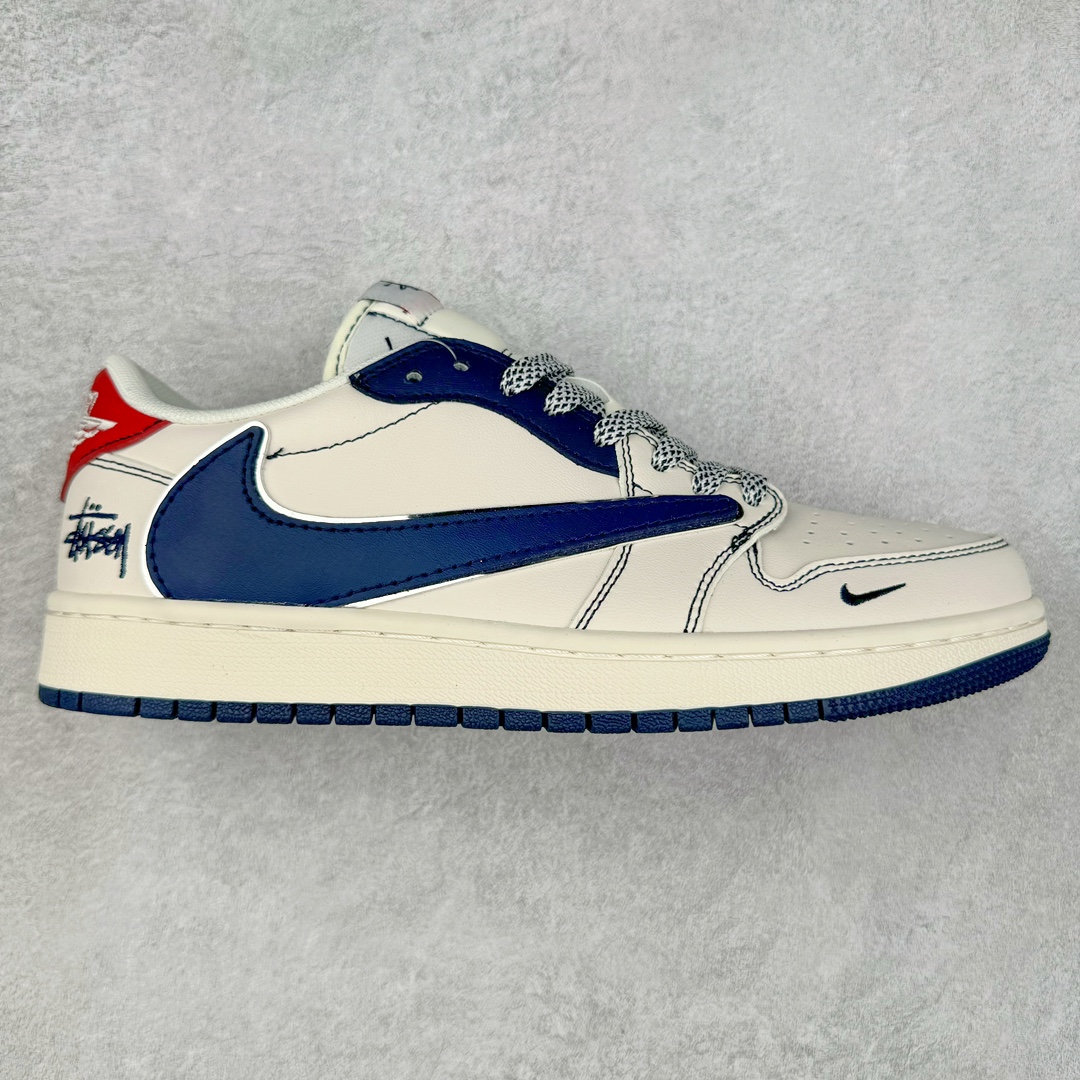 TS x Air Jordan AJ1 Low 倒钩低帮联名定制配色 XZ3398-001 原厂内置气垫魔块 A模大底 头层小牛皮 鞋舌AJ原厂专用牛津布+AJ专用反口珍珠布+原厂无杂质高弹内里海棉+特殊封边弹力鞋带 尺码：36 36.5 37.5 38 38.5 39 40 40.5 41 42 42.5 43 44 44.5 45 46 47.5-选品中心