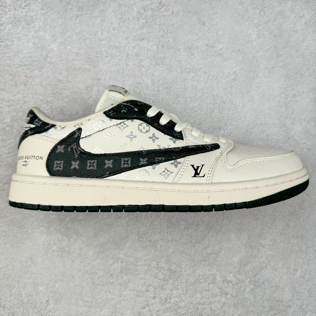 TS x Air Jordan AJ1 Low 倒钩低帮联名定制配色 LX1988-600 原厂内置气垫魔块 A模大底 头层小牛皮 鞋舌AJ原厂专用牛津布+AJ专用反口珍珠布+原厂无杂质高弹内里海棉+特殊封边弹力鞋带 尺码：36 36.5 37.5 38 38.5 39 40 40.5 41 42 42.5 43 44 44.5 45 46 47.5-选品中心