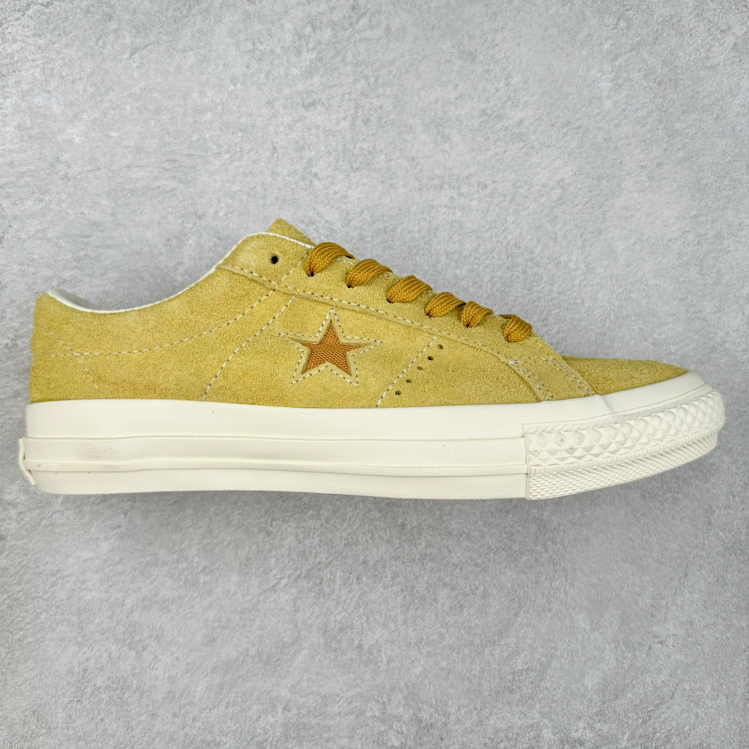 Converse One Star Pro 黄色 匡威木村一星复古休闲滑板鞋 经典鞋型提供舒适穿着感受 低调不浮夸 简约设计 时尚百搭 官网主推款 ins潮人时髦单品 货号:A04158C 尺码:35-44(36.5 37.5 39.5 41.5 42.5)-选品中心