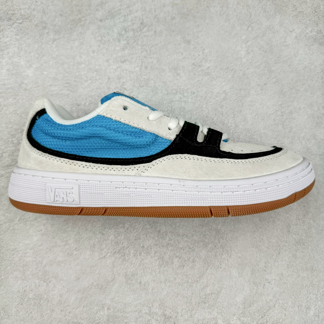 Vans SPEED LS 舒适休闲板鞋 复古鞋型再现 设计出众 经典百搭 棕色货号：VN000CTN4MG 白蓝货号：VN0007R0WHT 尺码：35 36 36.5 37 38 38.5 39 40 40.5 41 42 42.5 43 44-选品中心