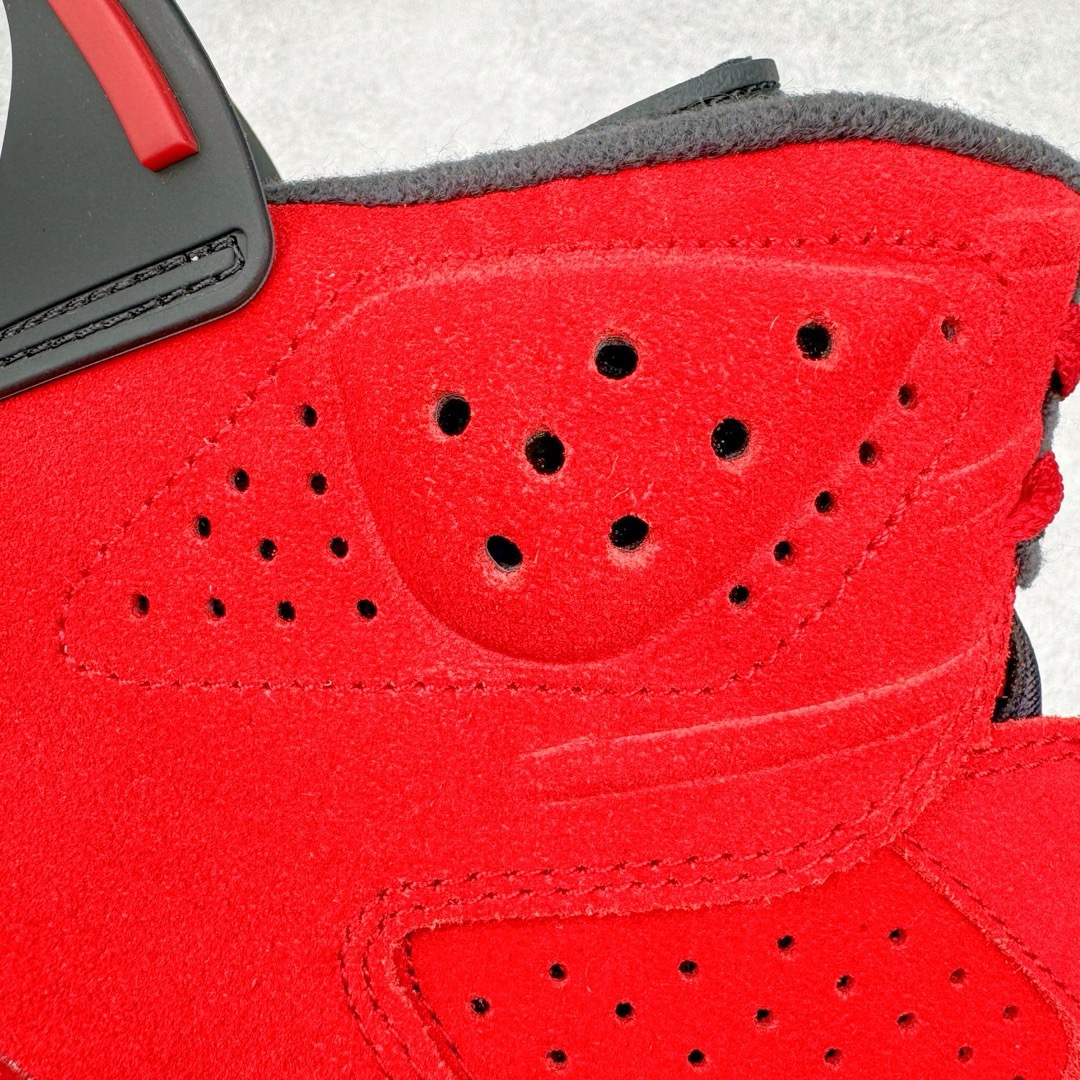 图片[16]-＃Ljr超强特价 Air Jordan AJ6 Retro \\\”Toro\\\” 黑红愤怒的公牛 CT852-600 注意特价无售后 之前零售六七百的东西 买到就是赚 圈内最强系列 恪守真诚 承诺混一赔十 高端零售裸鞋圈特供批次 SZ原厂全套原楦原纸板冲刀磨具开发 原厂皮料加持 原厂港宝加持定型后跟R度完美 同源原厂电绣 飞翼针数密度立体效果一致 百分百一致原鞋 原厂拉帮工艺 针距密度一致 后跟弧度收口自然不对折 极致一眼正品既视感 进口玻璃冲刀皮料裁剪零毛边 全鞋电脑针车工艺 品控清洁度最高QC检验标准 免检产品 原厂订购鞋盒、鞋标、防尘纸、鞋撑、鞋带 追求极致的原厂味道 尺码对应库存明细‼️-选品中心