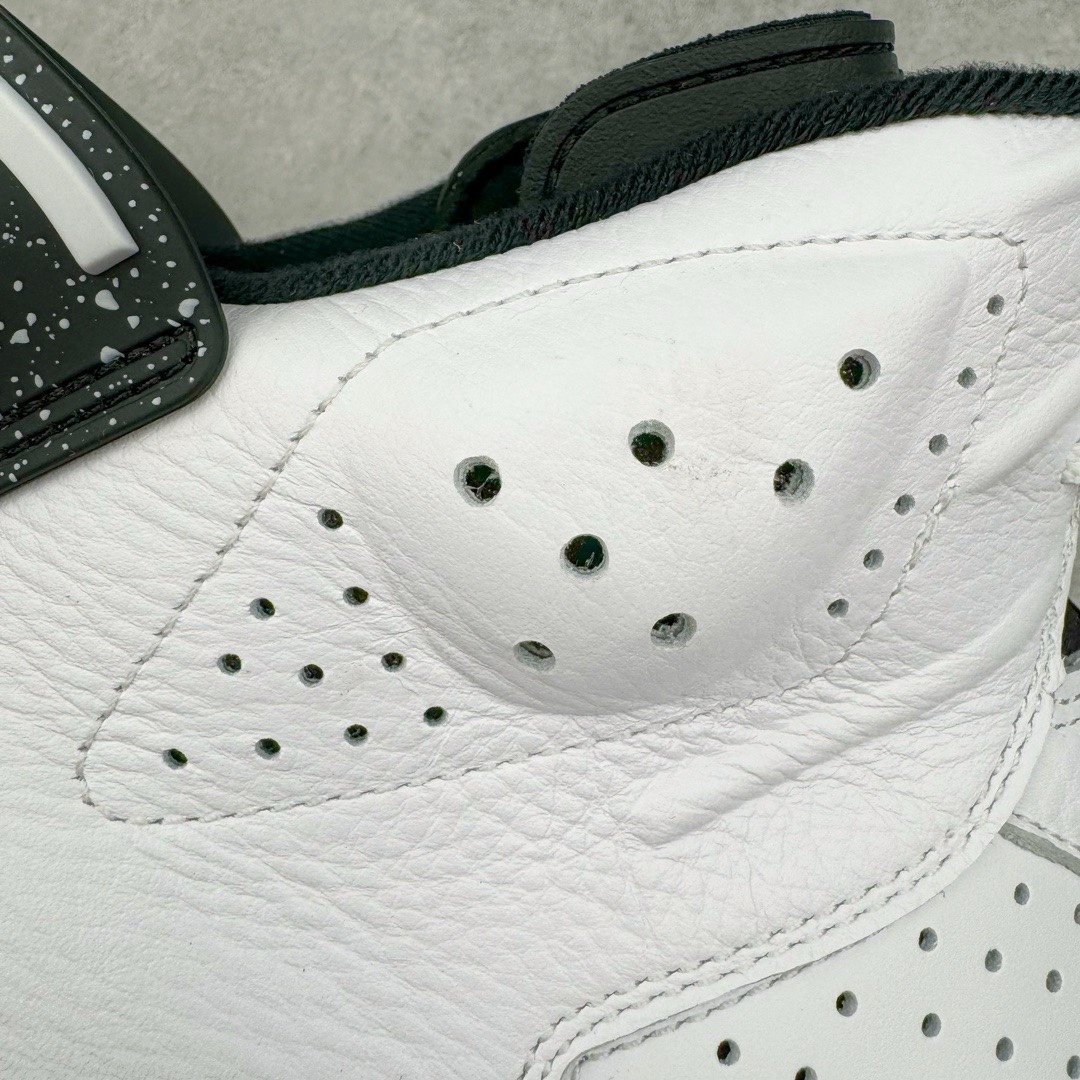 图片[11]-＃Ljr超强特价 Air Jordan AJ6 Retro 反转奥利奥白黑 CT8529-112 注意特价无售后 之前零售六七百的东西 买到就是赚 圈内最强系列 恪守真诚 承诺混一赔十 高端零售裸鞋圈特供批次 SZ原厂全套原楦原纸板冲刀磨具开发 原厂皮料加持 原厂港宝加持定型后跟R度完美 同源原厂电绣 飞翼针数密度立体效果一致 百分百一致原鞋 原厂拉帮工艺 针距密度一致 后跟弧度收口自然不对折 极致一眼正品既视感 进口玻璃冲刀皮料裁剪零毛边 全鞋电脑针车工艺 品控清洁度最高QC检验标准 免检产品 原厂订购鞋盒、鞋标、防尘纸、鞋撑、鞋带 追求极致的原厂味道 尺码对应库存明细‼️-选品中心