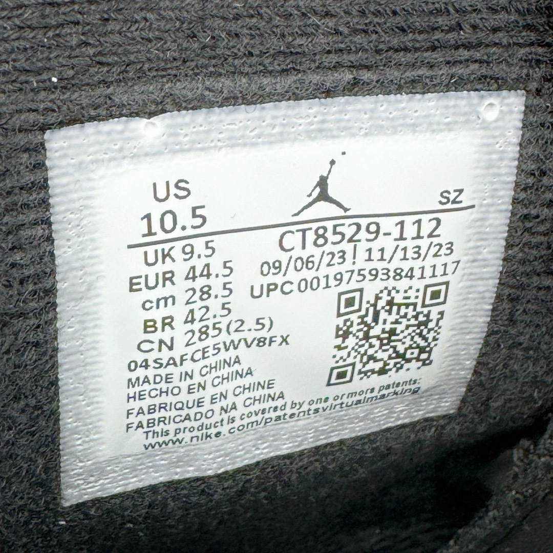 图片[20]-＃Ljr超强特价 Air Jordan AJ6 Retro 反转奥利奥白黑 CT8529-112 注意特价无售后 之前零售六七百的东西 买到就是赚 圈内最强系列 恪守真诚 承诺混一赔十 高端零售裸鞋圈特供批次 SZ原厂全套原楦原纸板冲刀磨具开发 原厂皮料加持 原厂港宝加持定型后跟R度完美 同源原厂电绣 飞翼针数密度立体效果一致 百分百一致原鞋 原厂拉帮工艺 针距密度一致 后跟弧度收口自然不对折 极致一眼正品既视感 进口玻璃冲刀皮料裁剪零毛边 全鞋电脑针车工艺 品控清洁度最高QC检验标准 免检产品 原厂订购鞋盒、鞋标、防尘纸、鞋撑、鞋带 追求极致的原厂味道 尺码对应库存明细‼️-选品中心