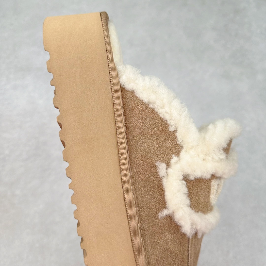 图片[6]-UGG W Classic Coquette Clog Slipper II 科凯特2.0系列时尚居家穆勒风包头舒适保暖露跟半拖鞋 货号：OB938 产品描述：休闲系列作为本季主力系列，轻盈耐磨的橡胶大底，让穿着的舒适性提升 品名：Classic Coquette Clog Slipper II 科凯特2.0系列鞋面：翻毛皮革/织物 尺码：35-40-选品中心