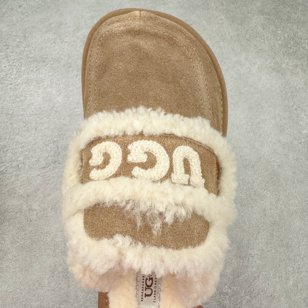 图片[4]-UGG W Classic Coquette Clog Slipper II 科凯特2.0系列时尚居家穆勒风包头舒适保暖露跟半拖鞋 货号：OB938 产品描述：休闲系列作为本季主力系列，轻盈耐磨的橡胶大底，让穿着的舒适性提升 品名：Classic Coquette Clog Slipper II 科凯特2.0系列鞋面：翻毛皮革/织物 尺码：35-40-选品中心