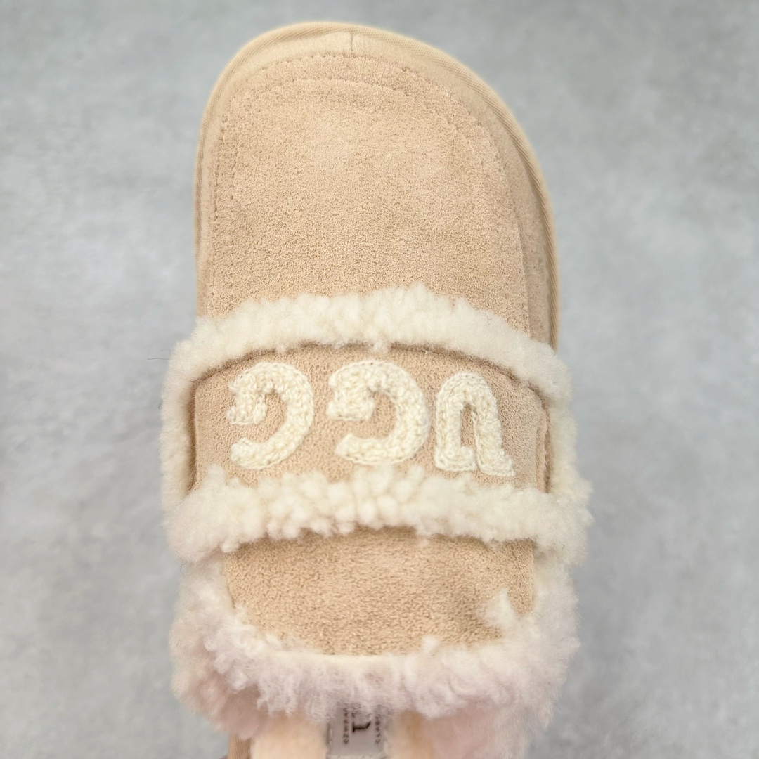 图片[4]-UGG W Classic Coquette Clog Slipper II 科凯特2.0系列时尚居家穆勒风包头舒适保暖露跟半拖鞋 货号：OB938 产品描述：休闲系列作为本季主力系列，轻盈耐磨的橡胶大底，让穿着的舒适性提升 品名：Classic Coquette Clog Slipper II 科凯特2.0系列鞋面：翻毛皮革/织物 尺码：35-40-选品中心