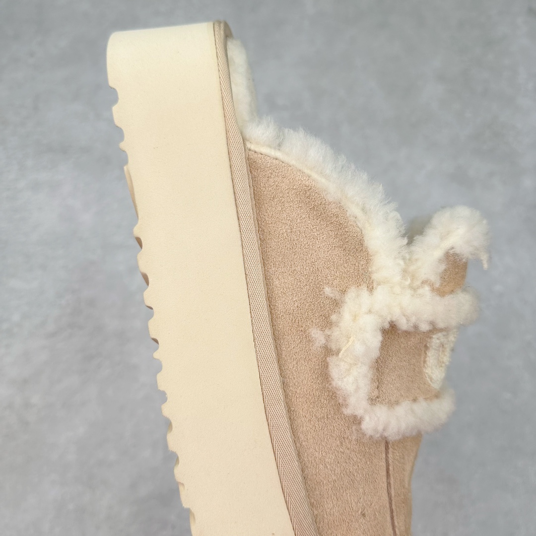 图片[6]-UGG W Classic Coquette Clog Slipper II 科凯特2.0系列时尚居家穆勒风包头舒适保暖露跟半拖鞋 货号：OB938 产品描述：休闲系列作为本季主力系列，轻盈耐磨的橡胶大底，让穿着的舒适性提升 品名：Classic Coquette Clog Slipper II 科凯特2.0系列鞋面：翻毛皮革/织物 尺码：35-40-选品中心
