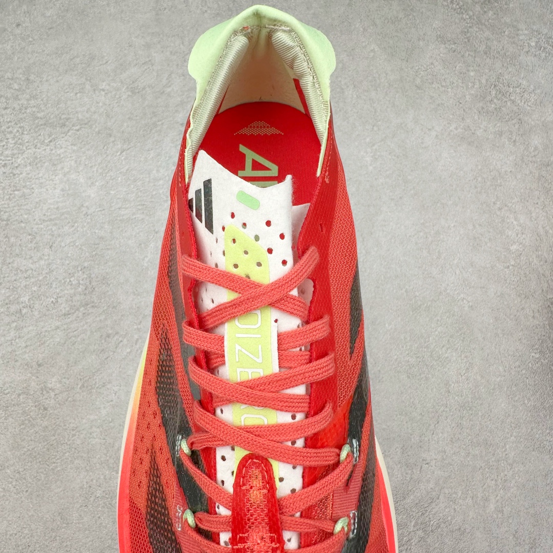 图片[5]-AD Adizero Boston 12 波士顿夏季透气网眼竞速跑鞋 延续爪型玻璃纤维推进系统 进化为全掌式的ENERGY RODS 2.0 从脚跟到脚趾的一体成形设计 强化整体推进力 提升速度表现 升级透气鞋面更具支撑性 利用ENGINEERED MESH技术进行不同密度织纹 强化支撑性 更使用50%以上的回收材料製成 减低塑料浪费 此外变薄的鞋舌为前掌提供更多空间 提供跑者更好的穿着感受 马牌轮胎大底耐磨性佳 大底全掌采用耐磨的Continental马牌轮胎大底 在各种环境下保有良好抓地力 货号：IG6443 尺码：36 36.5 37 38 38.5 39 40 40.5 41 42 42.5 43 44 44.5 45-选品中心