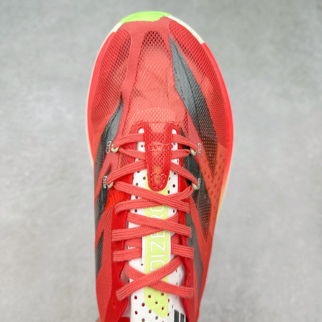 图片[4]-AD Adizero Boston 12 波士顿夏季透气网眼竞速跑鞋 延续爪型玻璃纤维推进系统 进化为全掌式的ENERGY RODS 2.0 从脚跟到脚趾的一体成形设计 强化整体推进力 提升速度表现 升级透气鞋面更具支撑性 利用ENGINEERED MESH技术进行不同密度织纹 强化支撑性 更使用50%以上的回收材料製成 减低塑料浪费 此外变薄的鞋舌为前掌提供更多空间 提供跑者更好的穿着感受 马牌轮胎大底耐磨性佳 大底全掌采用耐磨的Continental马牌轮胎大底 在各种环境下保有良好抓地力 货号：IG6443 尺码：36 36.5 37 38 38.5 39 40 40.5 41 42 42.5 43 44 44.5 45-选品中心