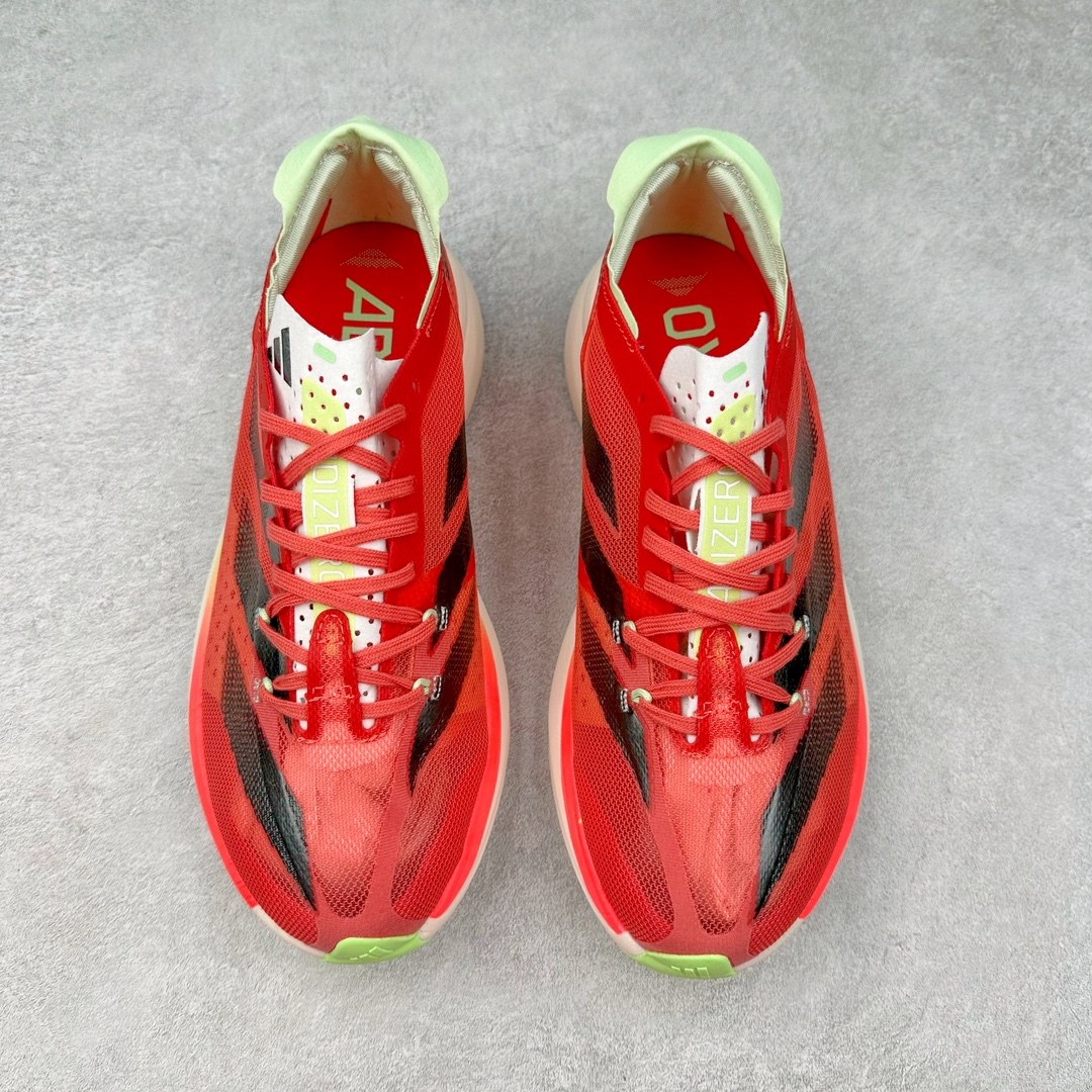 图片[2]-AD Adizero Boston 12 波士顿夏季透气网眼竞速跑鞋 延续爪型玻璃纤维推进系统 进化为全掌式的ENERGY RODS 2.0 从脚跟到脚趾的一体成形设计 强化整体推进力 提升速度表现 升级透气鞋面更具支撑性 利用ENGINEERED MESH技术进行不同密度织纹 强化支撑性 更使用50%以上的回收材料製成 减低塑料浪费 此外变薄的鞋舌为前掌提供更多空间 提供跑者更好的穿着感受 马牌轮胎大底耐磨性佳 大底全掌采用耐磨的Continental马牌轮胎大底 在各种环境下保有良好抓地力 货号：IG6443 尺码：36 36.5 37 38 38.5 39 40 40.5 41 42 42.5 43 44 44.5 45-选品中心