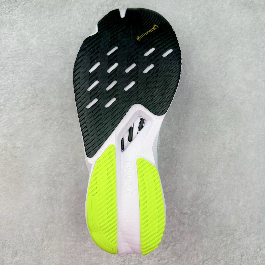 图片[9]-AD Adizero Boston 12 波士顿夏季透气网眼竞速跑鞋 延续爪型玻璃纤维推进系统 进化为全掌式的ENERGY RODS 2.0 从脚跟到脚趾的一体成形设计 强化整体推进力 提升速度表现 升级透气鞋面更具支撑性 利用ENGINEERED MESH技术进行不同密度织纹 强化支撑性 更使用50%以上的回收材料製成 减低塑料浪费 此外变薄的鞋舌为前掌提供更多空间 提供跑者更好的穿着感受 马牌轮胎大底耐磨性佳 大底全掌采用耐磨的Continental马牌轮胎大底 在各种环境下保有良好抓地力 货号：HP9703 尺码：36 36.5 37 38 38.5 39 40 40.5 41 42 42.5 43 44 44.5 45-选品中心