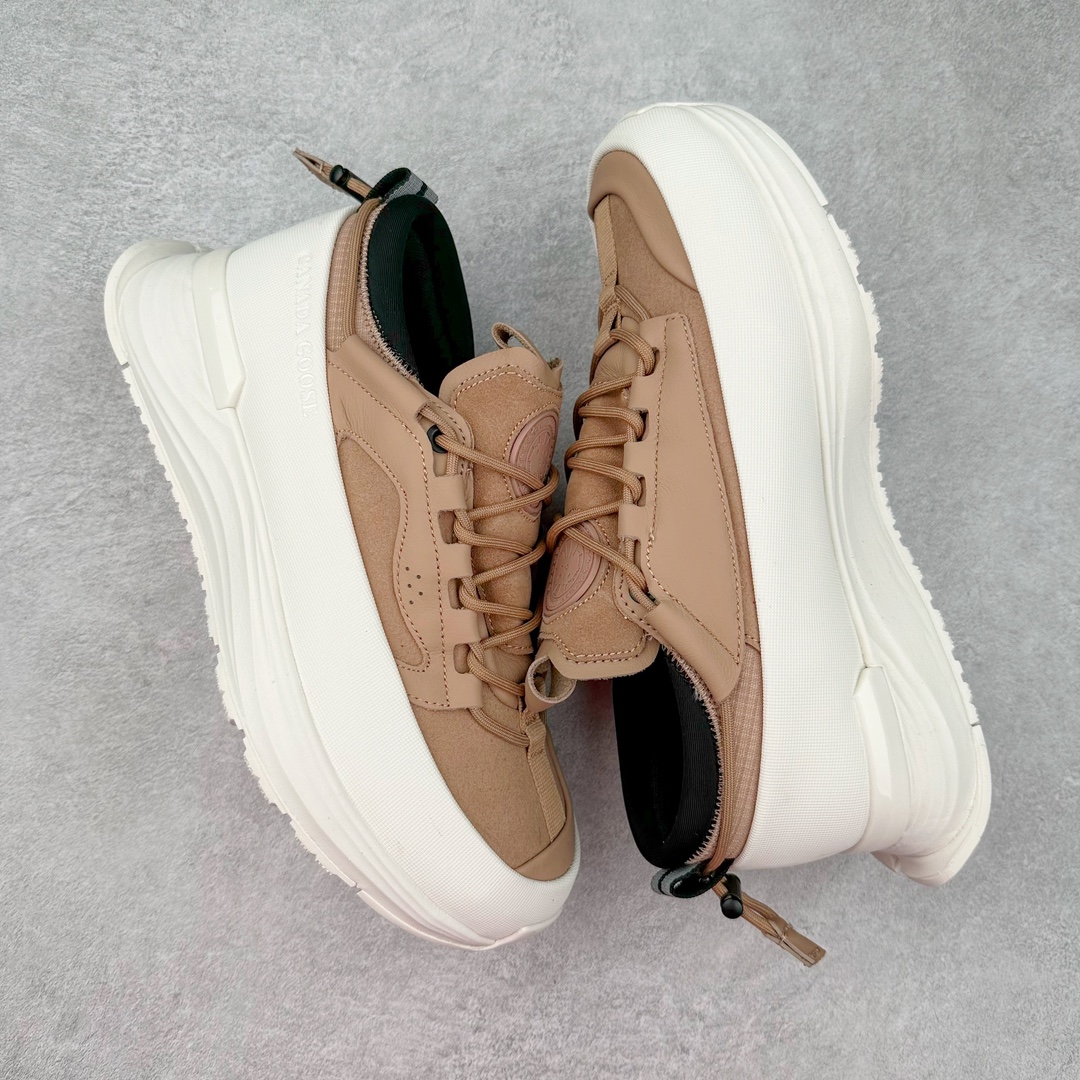 图片[3]-Canada Goose Glacier Trail 大鹅登山运动鞋 全新户外登山运动鞋 鞋身采用防水耐磨纤维革组合翻毛皮材质 中底增高加厚缓震PU组合防滑耐磨锯齿大底 提供超强的抓地力和防滑性能 正确大盒包装 内赠防尘袋一个 尺码：40-46（无半码）-选品中心