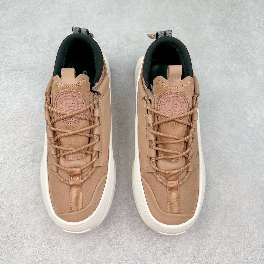 图片[2]-Canada Goose Glacier Trail 大鹅登山运动鞋 全新户外登山运动鞋 鞋身采用防水耐磨纤维革组合翻毛皮材质 中底增高加厚缓震PU组合防滑耐磨锯齿大底 提供超强的抓地力和防滑性能 正确大盒包装 内赠防尘袋一个 尺码：40-46（无半码）-选品中心