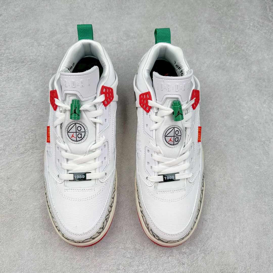 图片[2]-Jordan Spizike Low AJ复古低帮篮球鞋 315371-125 这款鞋子著名导演斯派克李的Jordan Spizike专属 预计于明年夏季推出全新低帮版本 将包括三款配色 经典爆裂纹非常复古 两款配色分别以大学红和黑曜石蓝进行区分 鞋身设计中依旧带有大象爆裂纹、鞋侧束带、塑胶网布等经典元素 之后 在鞋舌、内衬以及鞋底等位置缀以大学红和黑曜石蓝搭配 带来全新造型 尺码：36 36.5 37.5 38 38.5 39 40 40.5 41 42 42.5 43 44 44.5 45 46 47.5-选品中心