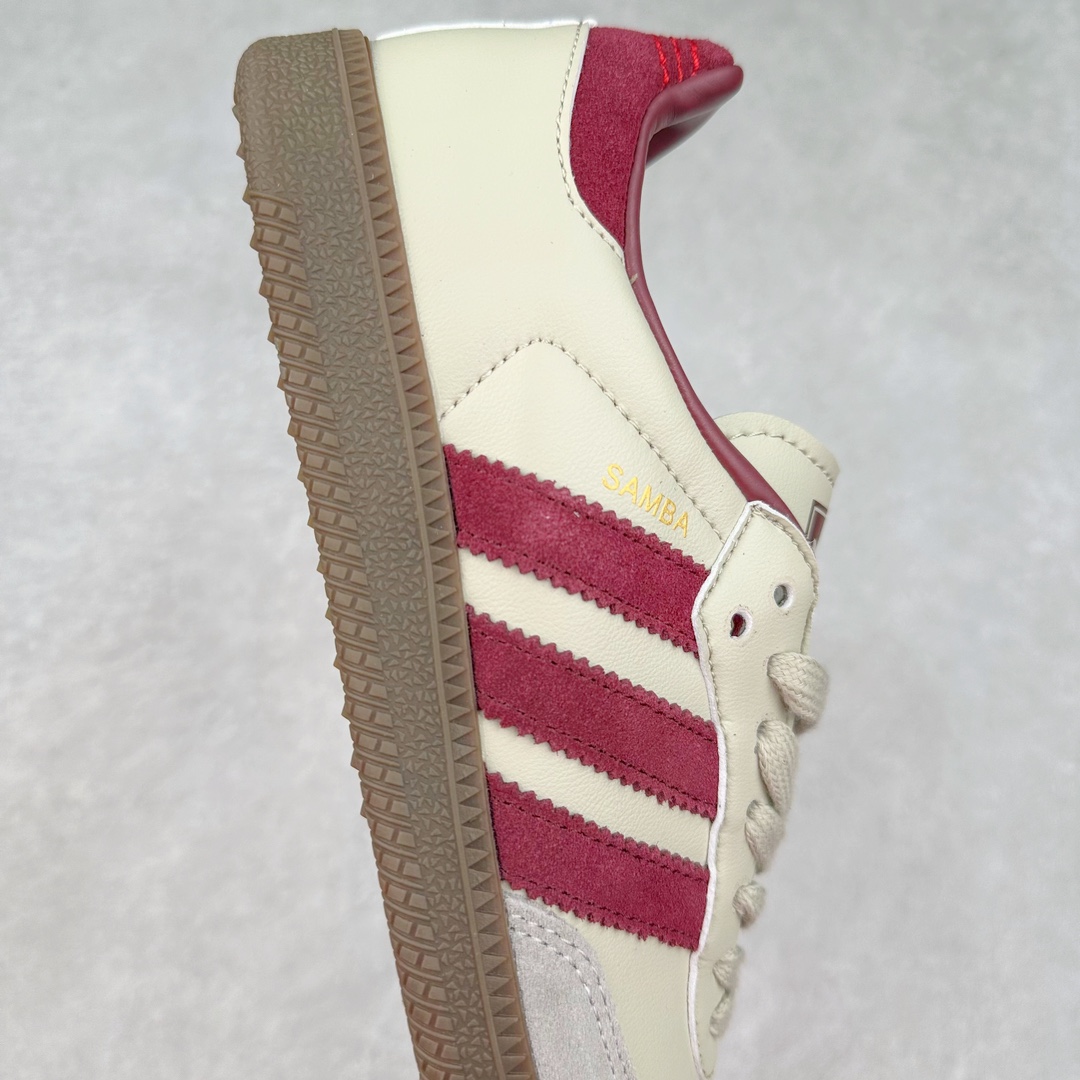图片[6]-AD Original Samba OG 复古经典轻便板鞋 ID1482 这款桑巴鞋展示了高质量的工艺 带有装饰的超锁缝制和无缝的手感 柔软、柔软的皮革造型和标志性的3条纹完成了精致的外观 正规合身鞋带 鞋面上有绒面鞋垫 橡胶鞋底 享受正畸套筒软感 自50年代首次亮相以来就一直在赢得粉丝的青睐 尺码：36 36.5 37.5 38 38.5 39 40 40.5 41 42 42.5 43 44 44.5 45-选品中心