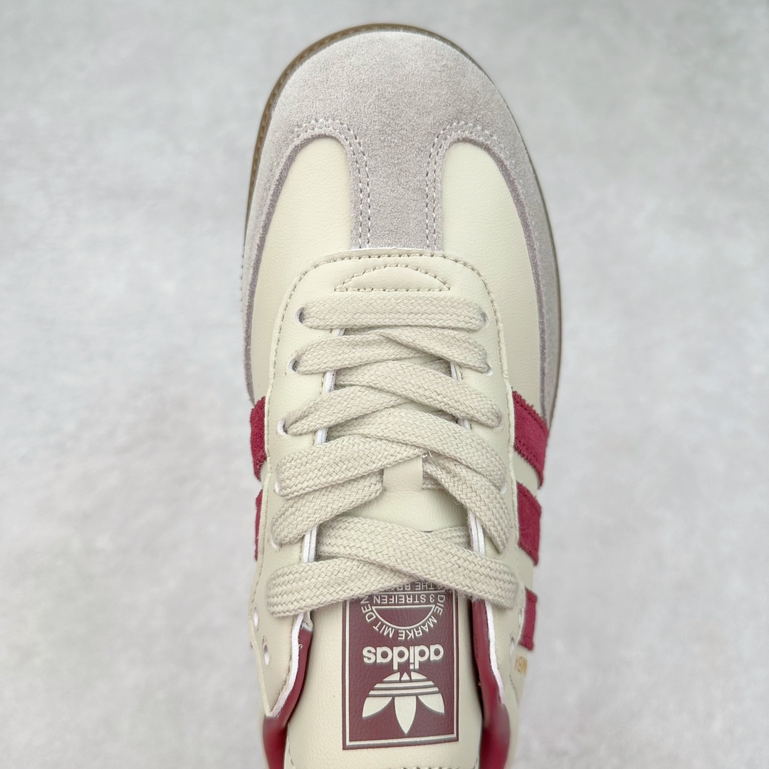 图片[4]-AD Original Samba OG 复古经典轻便板鞋 ID1482 这款桑巴鞋展示了高质量的工艺 带有装饰的超锁缝制和无缝的手感 柔软、柔软的皮革造型和标志性的3条纹完成了精致的外观 正规合身鞋带 鞋面上有绒面鞋垫 橡胶鞋底 享受正畸套筒软感 自50年代首次亮相以来就一直在赢得粉丝的青睐 尺码：36 36.5 37.5 38 38.5 39 40 40.5 41 42 42.5 43 44 44.5 45-选品中心