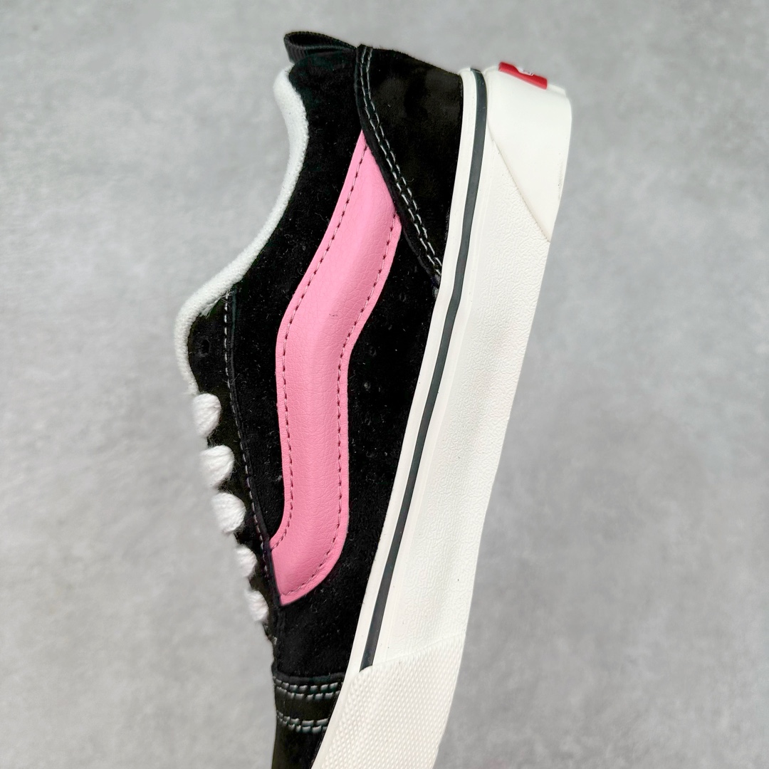 图片[7]-Vans Knu Skool 黑粉 官方新配色 肥胖版立体大Logo 加厚鞋舌 低帮复古休闲硫化面包鞋 尺码：35 36 36.5 37 38 38.5 39 40 40.5 41 42 42.5 43 44 45 工艺：硫化1：1（重量1：1、真标、原钢印、材质标、鞋型标、合格证）-选品中心