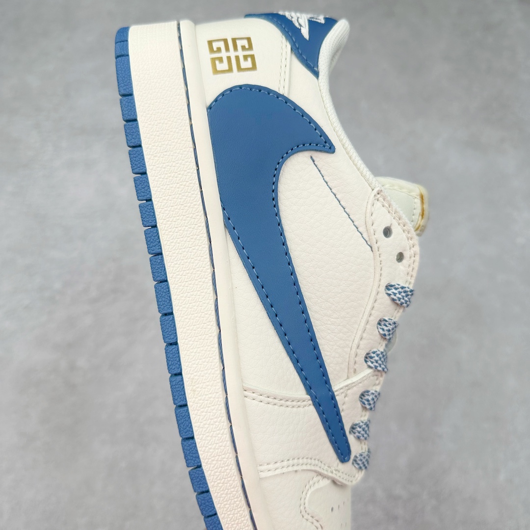 图片[6]-TS x Air Jordan AJ1 Low 倒钩低帮联名定制配色 CF3688-025 原厂内置气垫魔块 A模大底 头层小牛皮 鞋舌AJ原厂专用牛津布+AJ专用反口珍珠布+原厂无杂质高弹内里海棉+特殊封边弹力鞋带 尺码：36 36.5 37.5 38 38.5 39 40 40.5 41 42 42.5 43 44 44.5 45 46 47.5-选品中心
