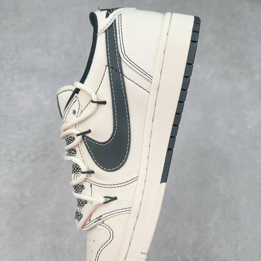 图片[7]-TS x Air Jordan AJ1 Low 倒钩低帮联名定制配色 SJ0086-134 原厂内置气垫魔块 A模大底 头层小牛皮 鞋舌AJ原厂专用牛津布+AJ专用反口珍珠布+原厂无杂质高弹内里海棉+特殊封边弹力鞋带 尺码：36 36.5 37.5 38 38.5 39 40 40.5 41 42 42.5 43 44 44.5 45 46 47.5-选品中心