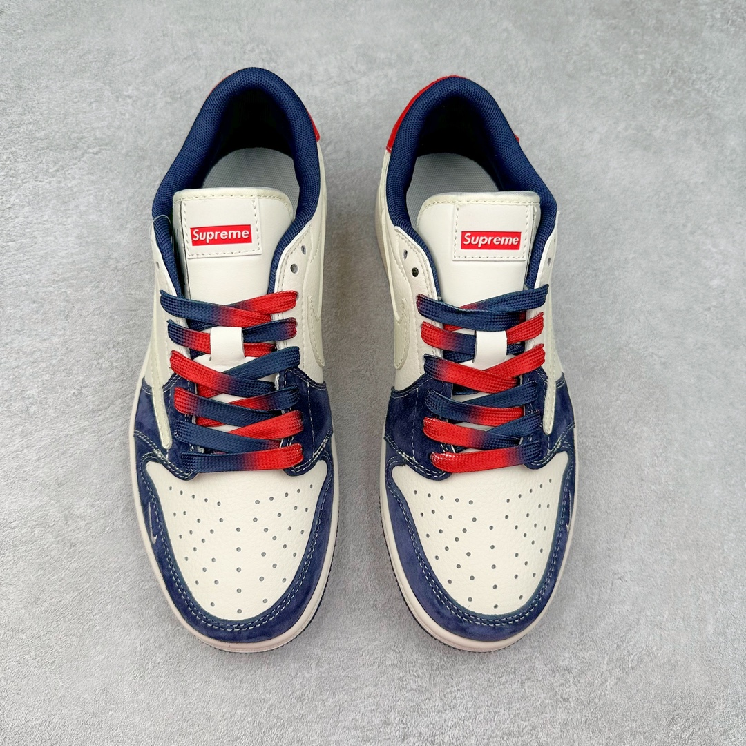 图片[2]-TS x Air Jordan AJ1 Low 倒钩低帮联名定制配色 XY2688-122 原厂内置气垫魔块 A模大底 头层小牛皮 鞋舌AJ原厂专用牛津布+AJ专用反口珍珠布+原厂无杂质高弹内里海棉+特殊封边弹力鞋带 尺码：36 36.5 37.5 38 38.5 39 40 40.5 41 42 42.5 43 44 44.5 45 46 47.5-选品中心