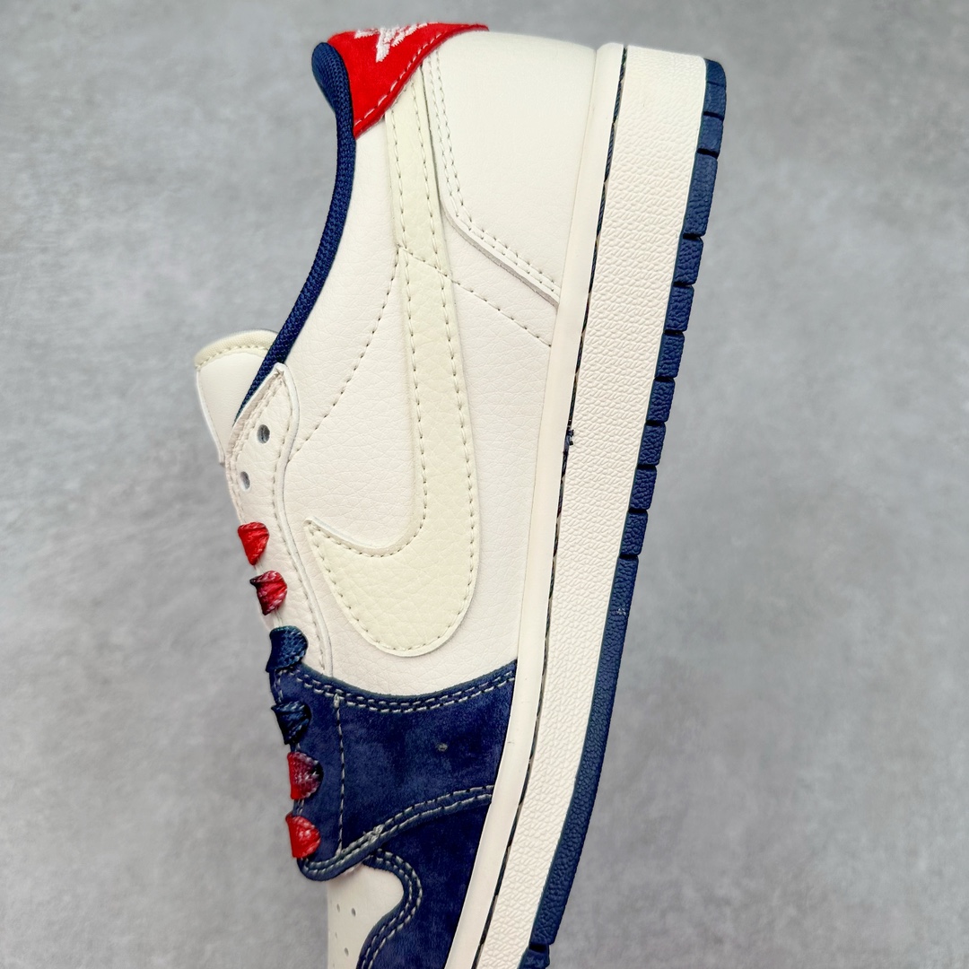 图片[7]-TS x Air Jordan AJ1 Low 倒钩低帮联名定制配色 XY2688-122 原厂内置气垫魔块 A模大底 头层小牛皮 鞋舌AJ原厂专用牛津布+AJ专用反口珍珠布+原厂无杂质高弹内里海棉+特殊封边弹力鞋带 尺码：36 36.5 37.5 38 38.5 39 40 40.5 41 42 42.5 43 44 44.5 45 46 47.5-选品中心