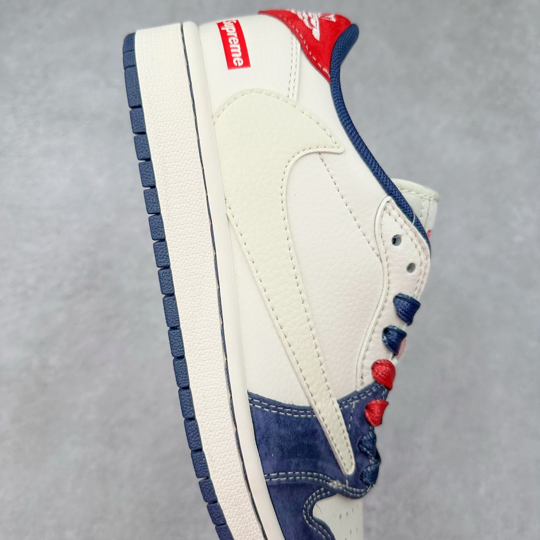 图片[6]-TS x Air Jordan AJ1 Low 倒钩低帮联名定制配色 XY2688-122 原厂内置气垫魔块 A模大底 头层小牛皮 鞋舌AJ原厂专用牛津布+AJ专用反口珍珠布+原厂无杂质高弹内里海棉+特殊封边弹力鞋带 尺码：36 36.5 37.5 38 38.5 39 40 40.5 41 42 42.5 43 44 44.5 45 46 47.5-选品中心