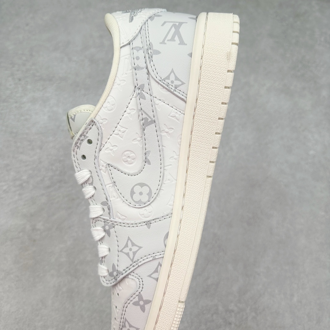 图片[7]-TS x Air Jordan AJ1 Low 倒钩低帮联名定制配色 LX1988-500 原厂内置气垫魔块 A模大底 头层小牛皮 鞋舌AJ原厂专用牛津布+AJ专用反口珍珠布+原厂无杂质高弹内里海棉+特殊封边弹力鞋带 尺码：36 36.5 37.5 38 38.5 39 40 40.5 41 42 42.5 43 44 44.5 45 46 47.5-选品中心