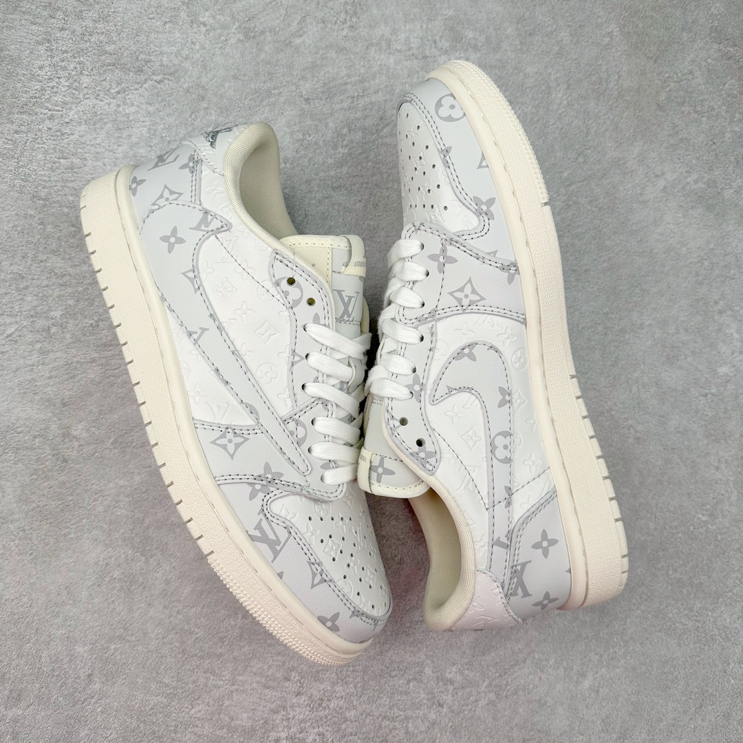 图片[3]-TS x Air Jordan AJ1 Low 倒钩低帮联名定制配色 LX1988-500 原厂内置气垫魔块 A模大底 头层小牛皮 鞋舌AJ原厂专用牛津布+AJ专用反口珍珠布+原厂无杂质高弹内里海棉+特殊封边弹力鞋带 尺码：36 36.5 37.5 38 38.5 39 40 40.5 41 42 42.5 43 44 44.5 45 46 47.5-选品中心