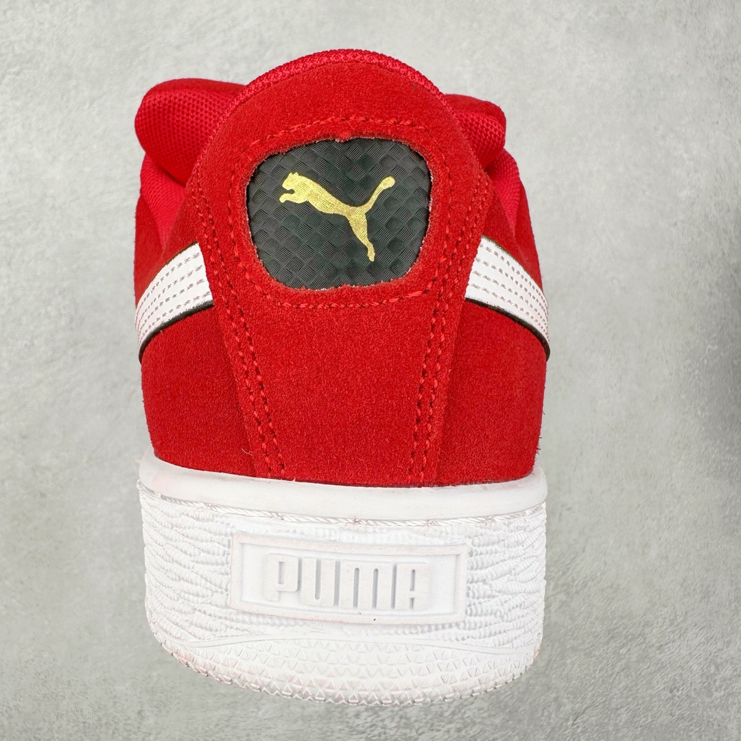 图片[8]-PUMA SUEDE XL 彪马新款面包鞋男女同款复古休闲板鞋 赠送一双鞋带 鞋身通体采用细腻的麂皮材质 厚实柔软 质感出众 鞋侧保留PUMA标志性跑道图案 侧面与后跟点缀金属色PUMA LOGO 兼具辨识度与细节感 加厚鞋垫、饱满鞋舌 搭配加宽扁形鞋带 使得穿着感更加贴合与舒适 值得一提的是 本季SUEDE XL鞋款以黑色、红色及蓝色最为瞩目 经典黑的配色 在低调之余可轻松驾驭任何潮流风格造型 而高饱和度的配色 则是当之无愧的早春出街利器。货号： 395205 尺码：36 37 37.5 38 38.5 39 40 40.5 41 42 42.5 43 44 45-选品中心